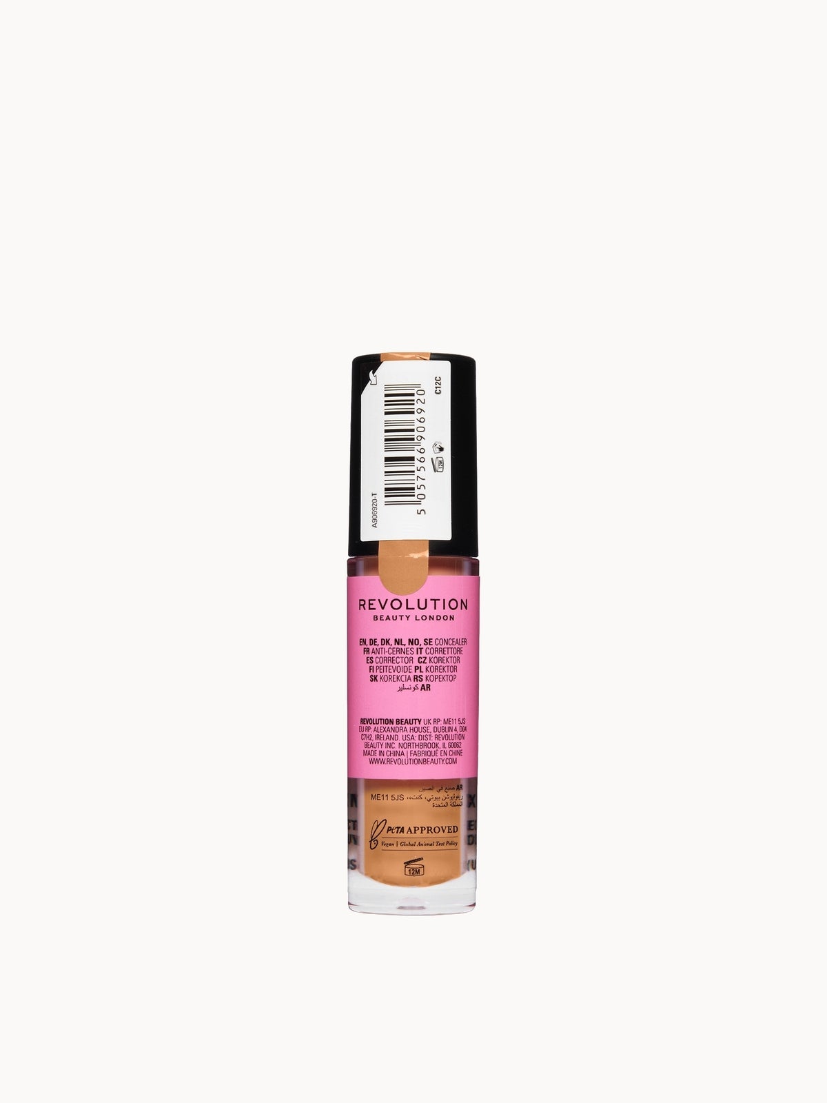 Revolution Conceal and Define Full Coverage Concealer (Various Shades) - C12C 2