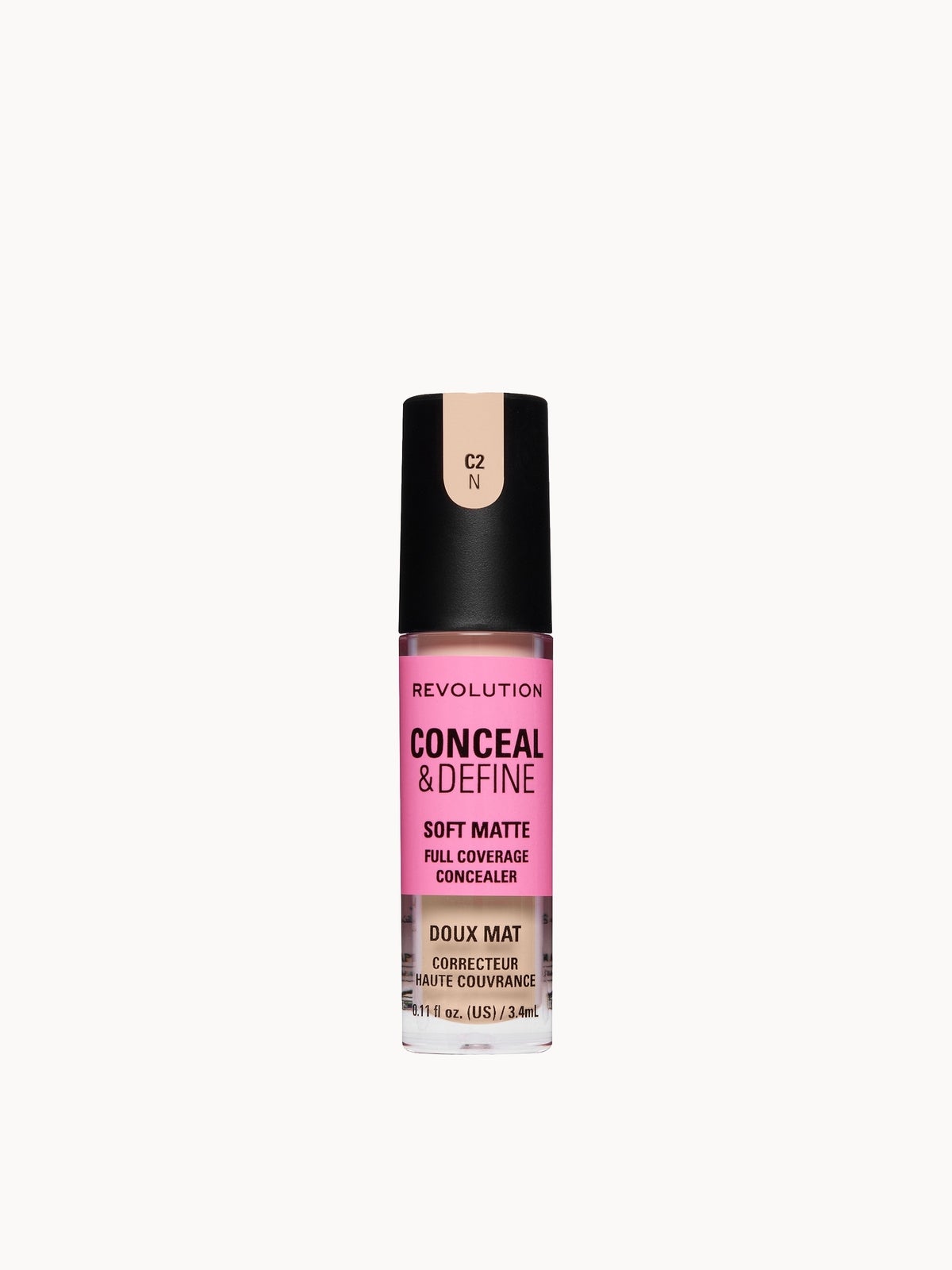 Revolution Conceal and Define Full Coverage Concealer (Various Shades) - C2N