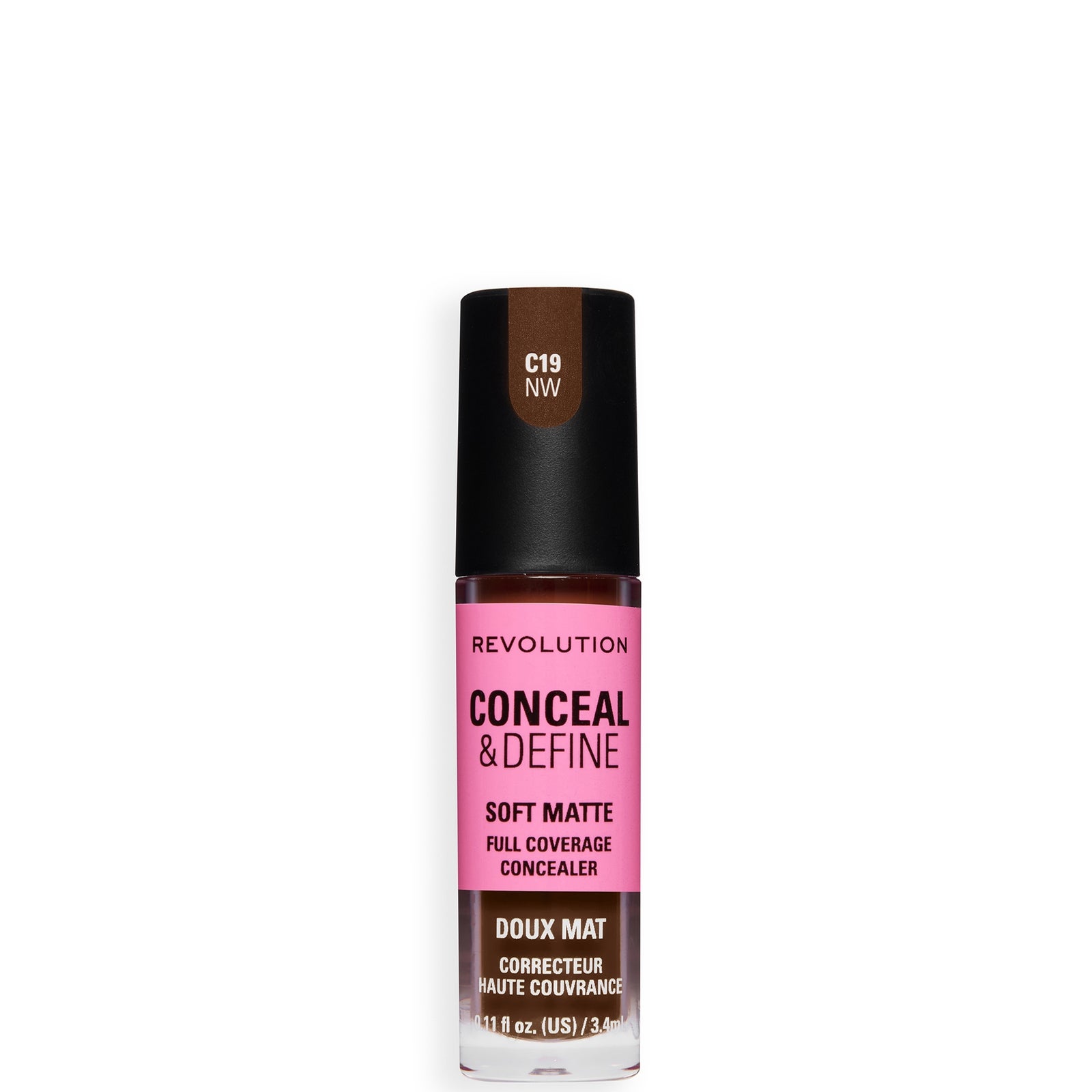 Revolution Conceal and Define Full Coverage Concealer (Various Shades) - C19NW