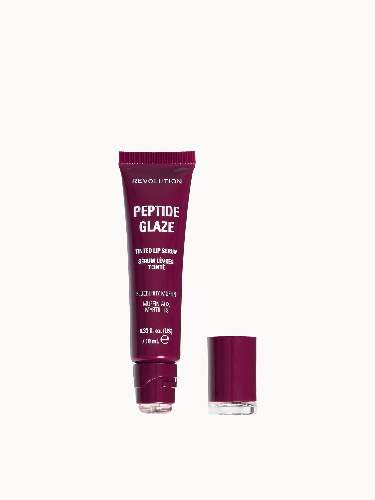 Revolution Peptide Glaze Tinted Lip Serum (Various Shades) - Blueberry Muffin 3
