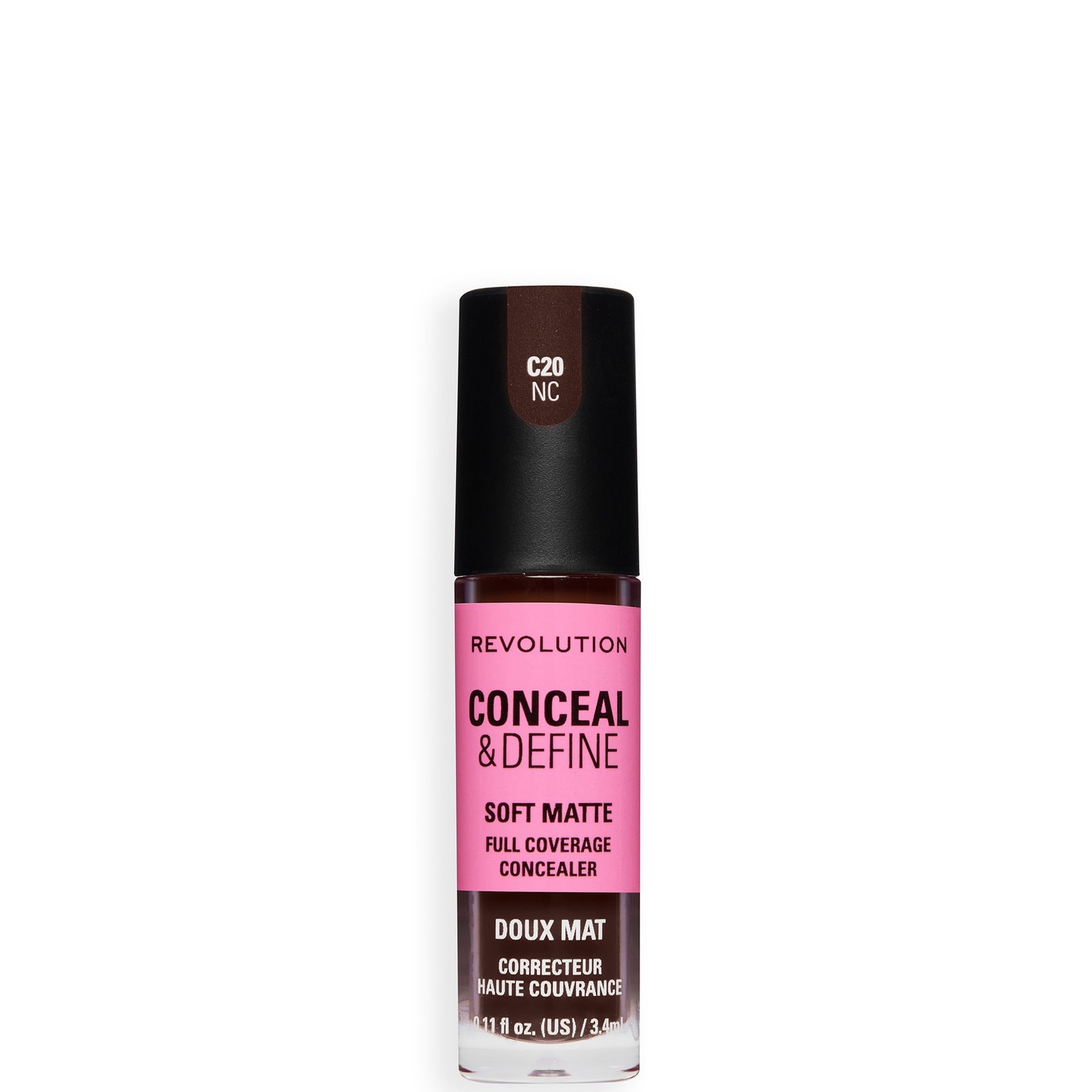 Revolution Conceal and Define Full Coverage Concealer (Various Shades) - C20NC
