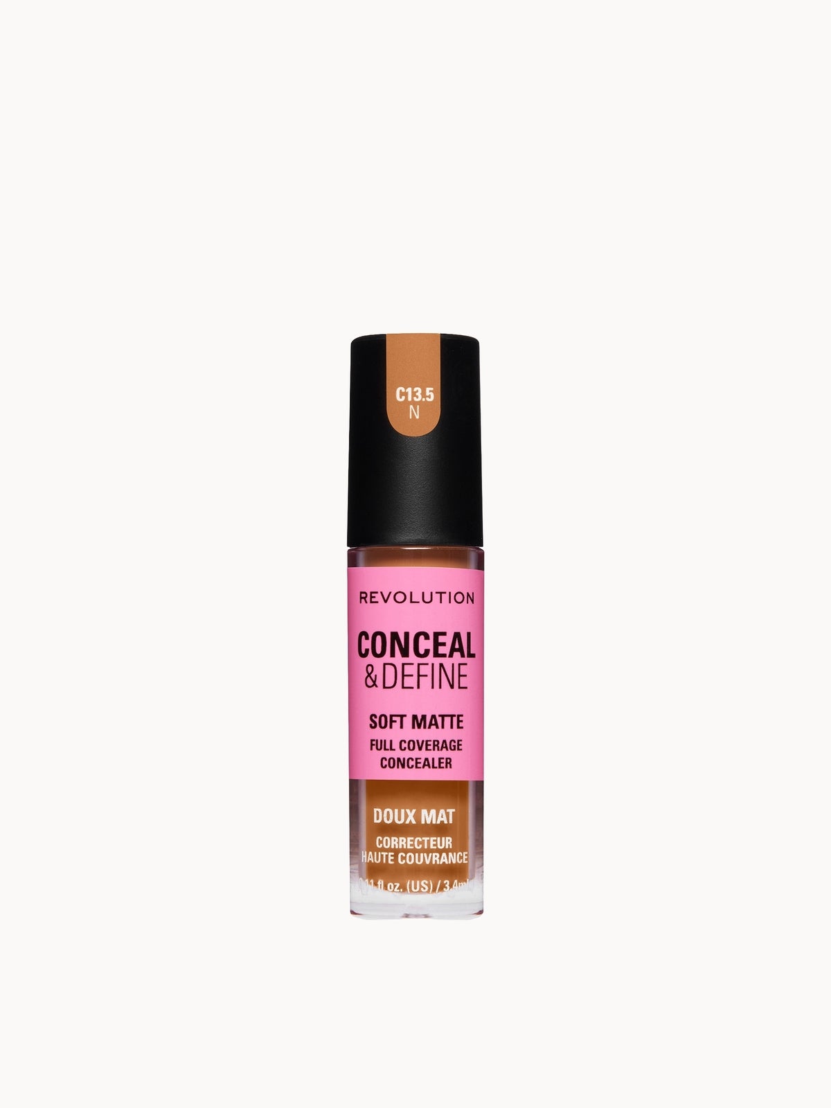 Revolution Conceal and Define Full Coverage Concealer (Various Shades) - C13.5N