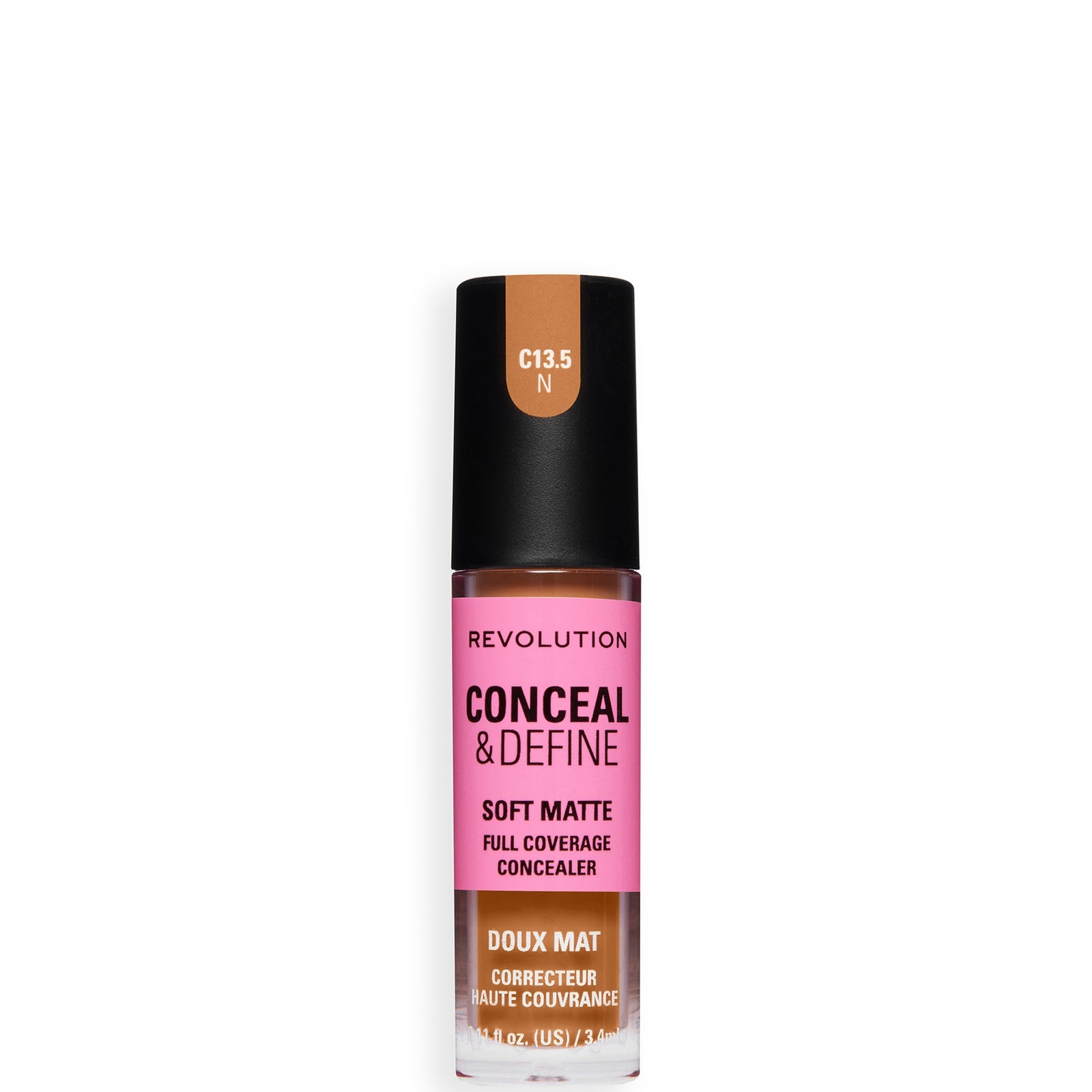 Revolution Conceal and Define Full Coverage Concealer (Various Shades) - C13.5N