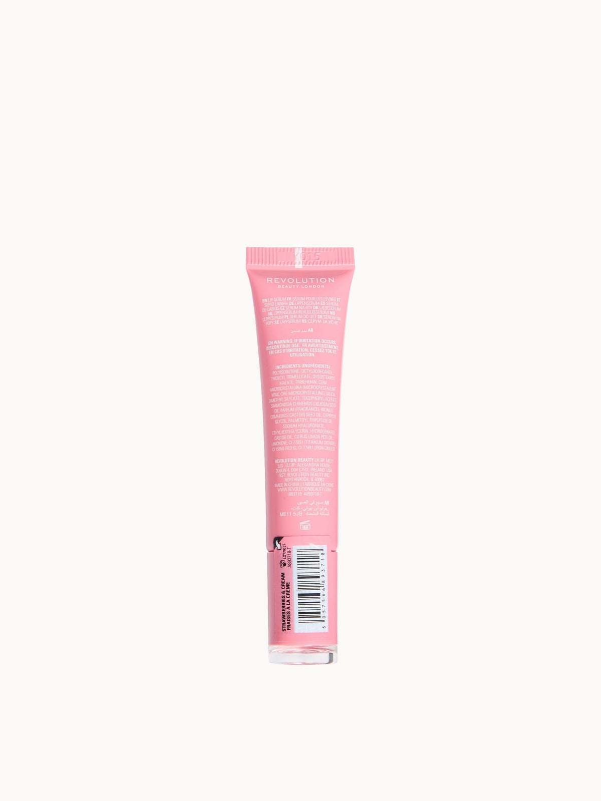Revolution Peptide Glaze Tinted Lip Serum (Various Shades) - Strawberries & Cream 2