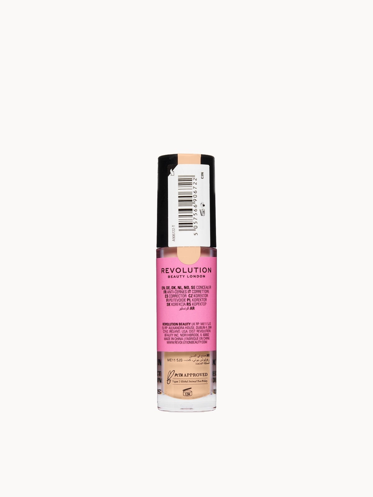 Revolution Conceal and Define Full Coverage Concealer (Various Shades) - C3N 2