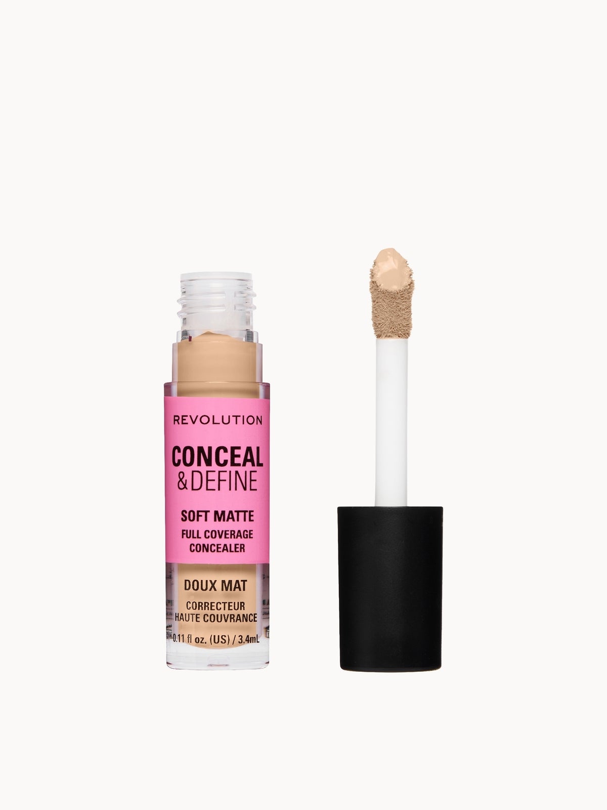 Revolution Conceal and Define Full Coverage Concealer (Various Shades) - C3N 3