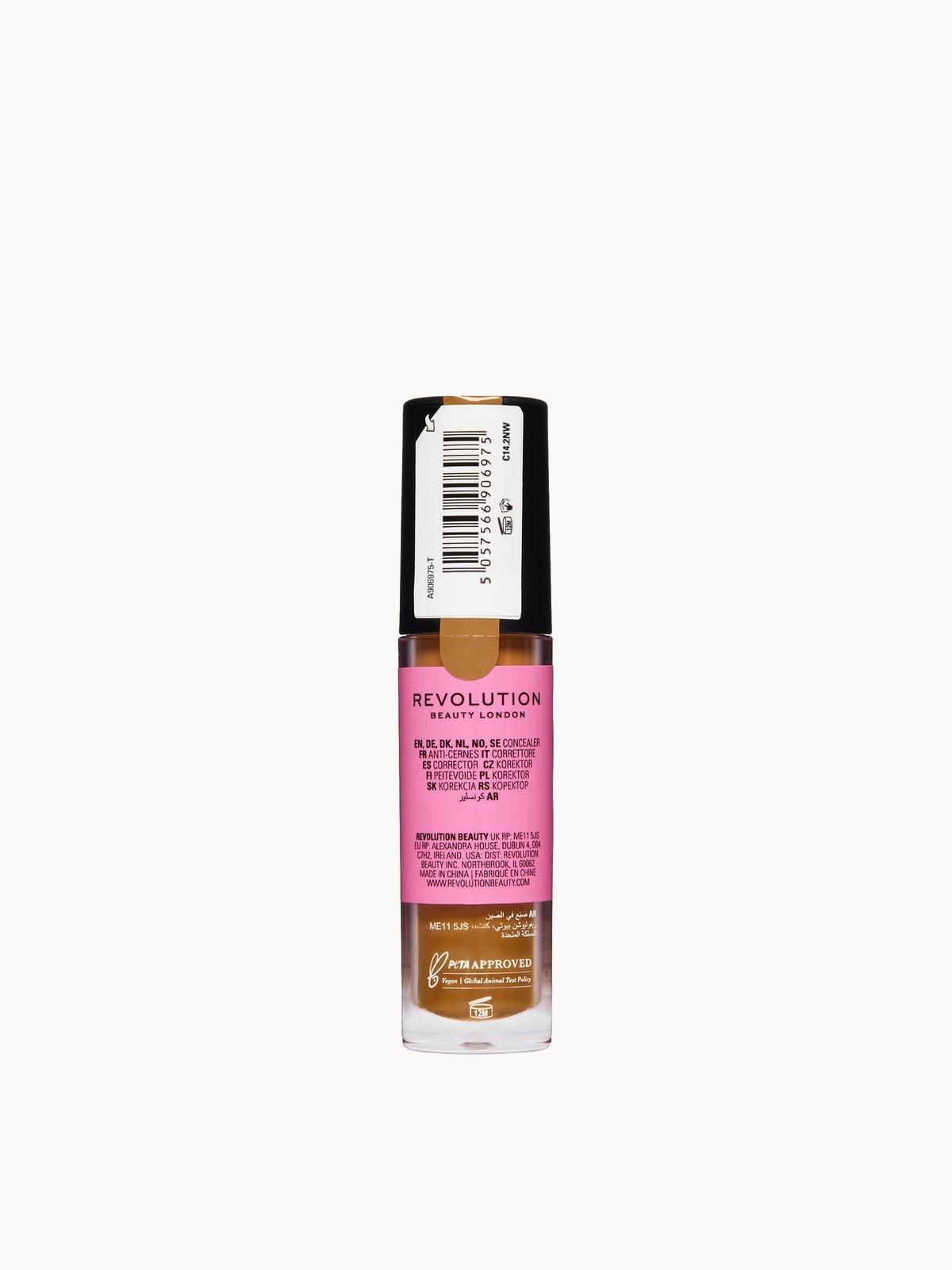 Revolution Conceal and Define Full Coverage Concealer (Various Shades) - C14.2NW 2