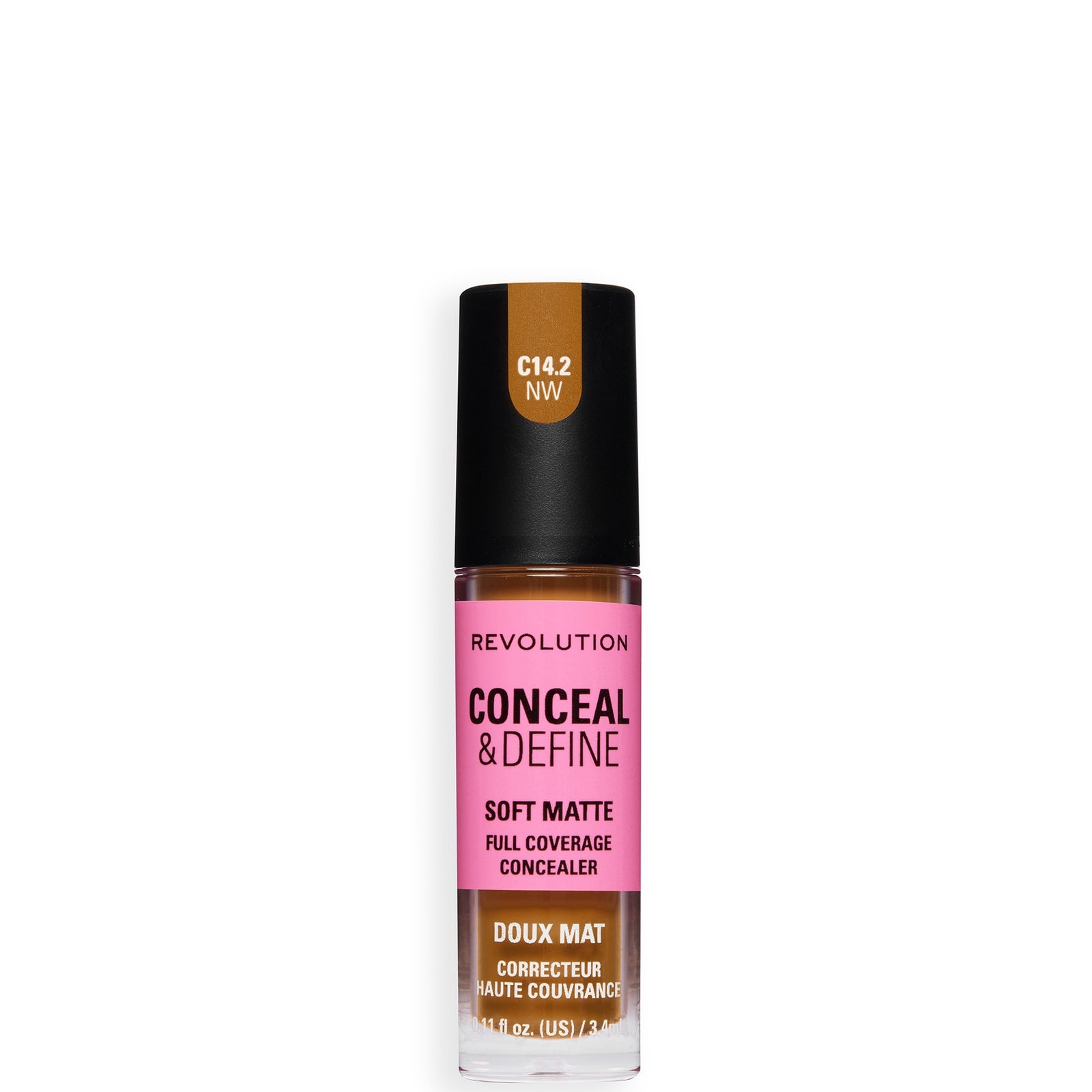 Revolution Conceal and Define Full Coverage Concealer (Various Shades) - C14.2NW
