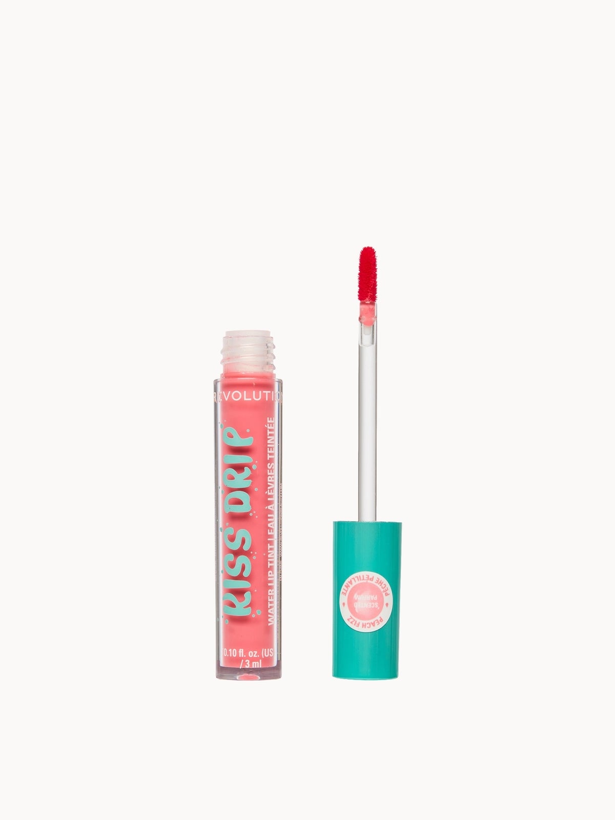 Revolution Kiss Drip Water Lip Tint (Various Shades) - Peach Fizz 3