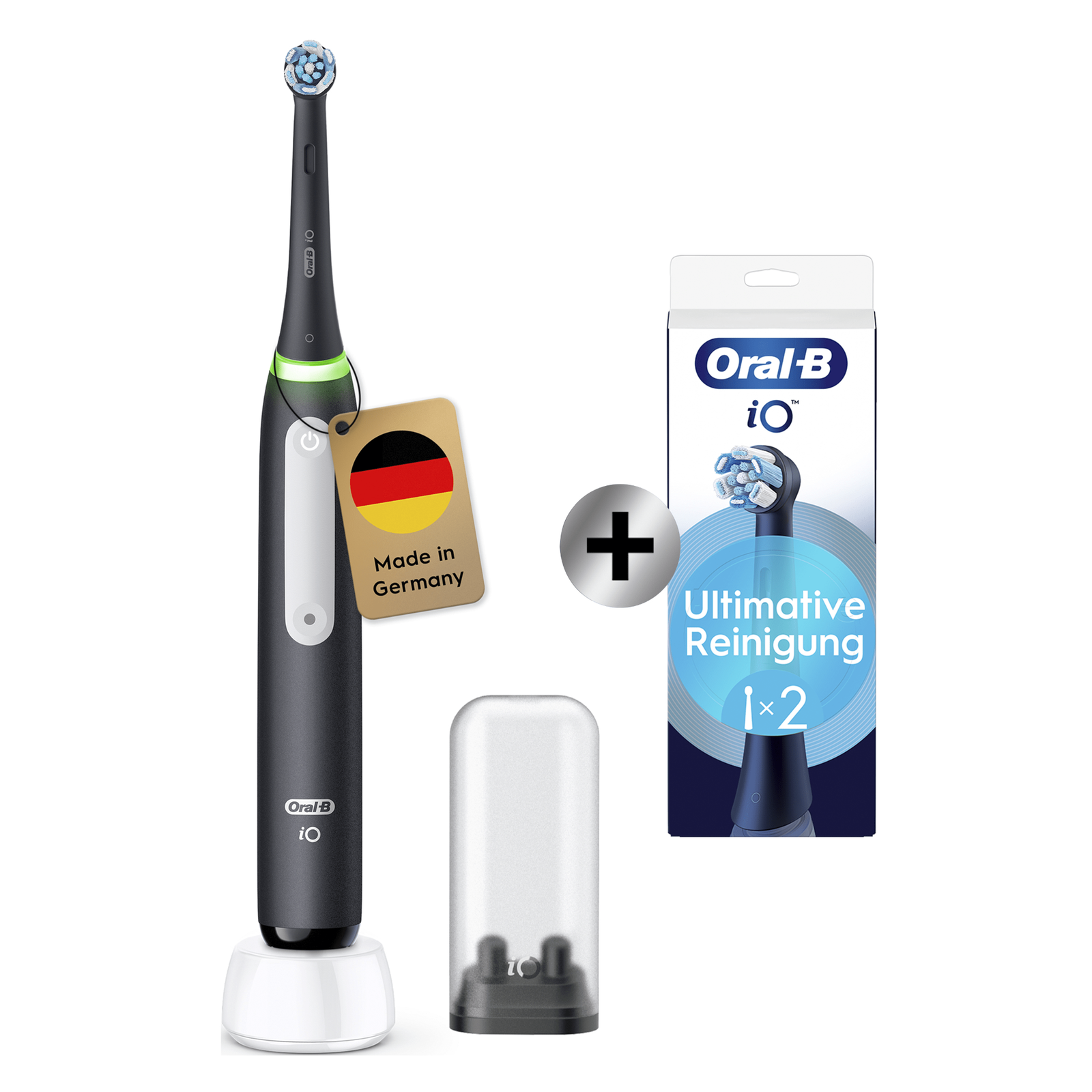 Oral-B iO Series 3 Elektrische Zahnbürste - Schwarz - 3 Reinigungsmodi - Drucksensor - Bild 12