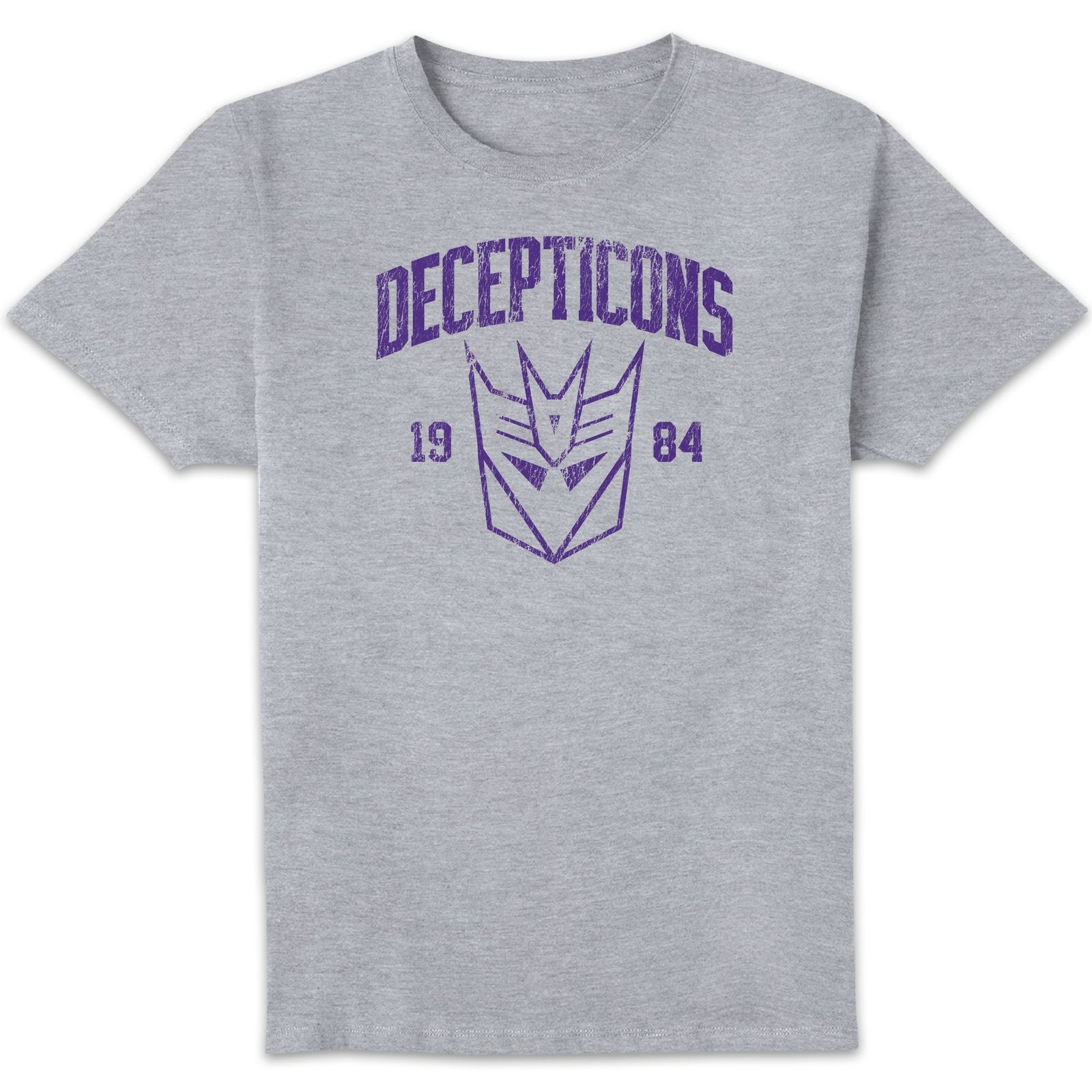Transformers Decepticon Collegiate Men's T-Shirt - Grey - 4XL