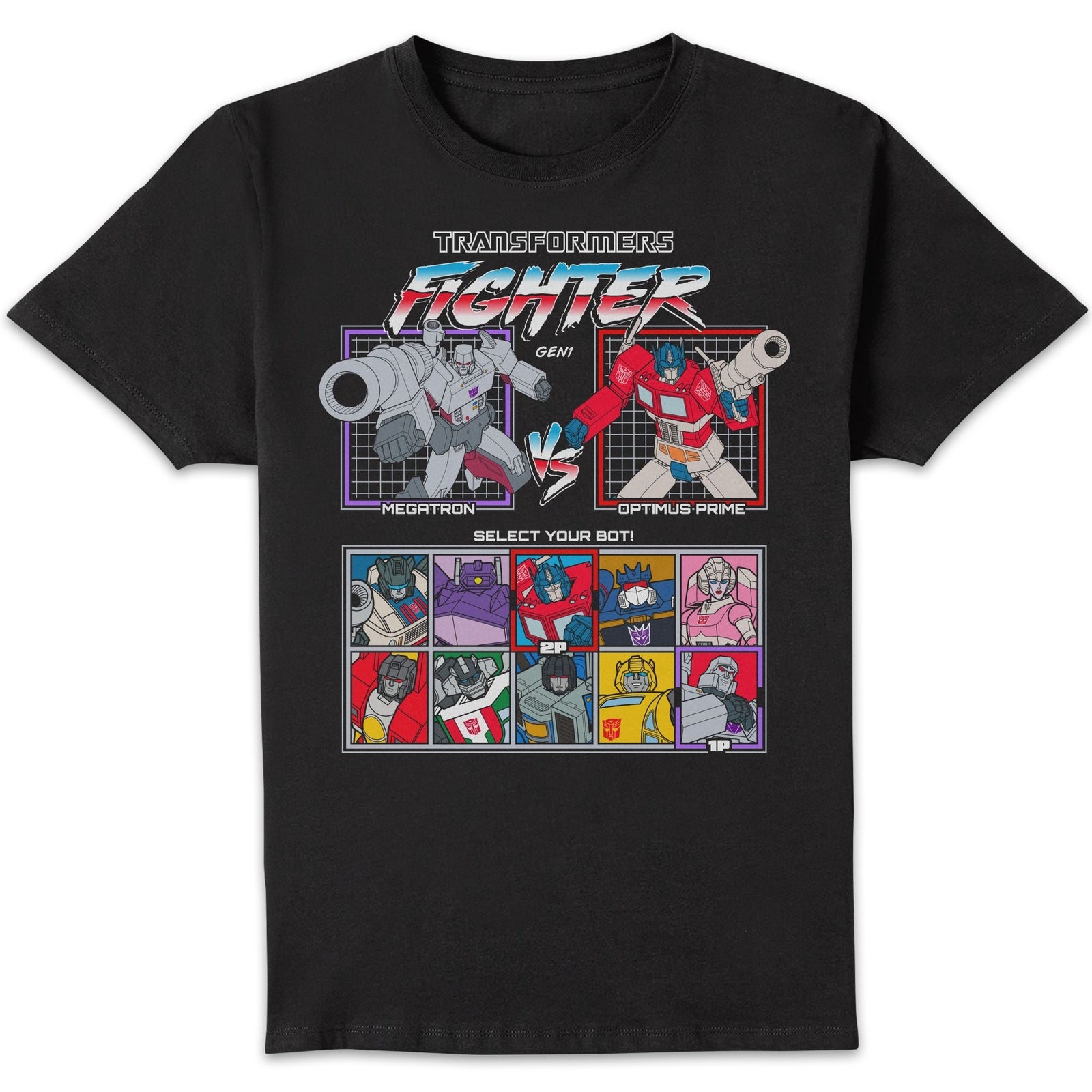 Transformers Fighter Men's T-Shirt - Black - 4XL