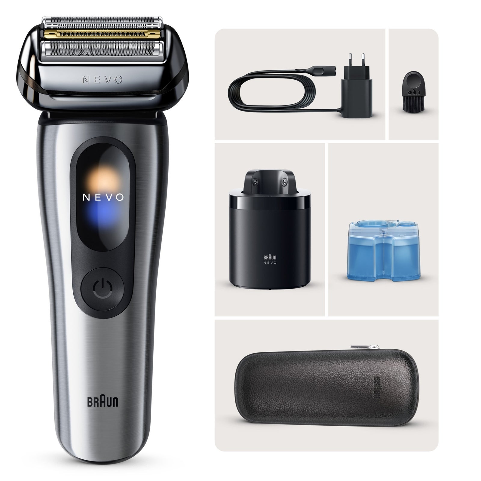 Braun Unisex Metallic Nevo Electric Shaver For A No Compromise Shave Nevo15000c - Image 3
