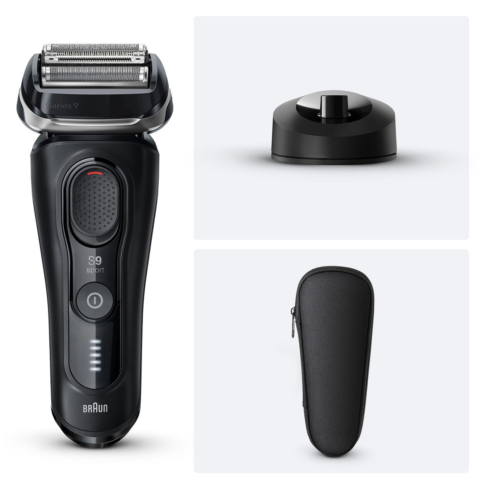 Men's Black Braun Series 9 Sport S9110s Electric Shaver For
