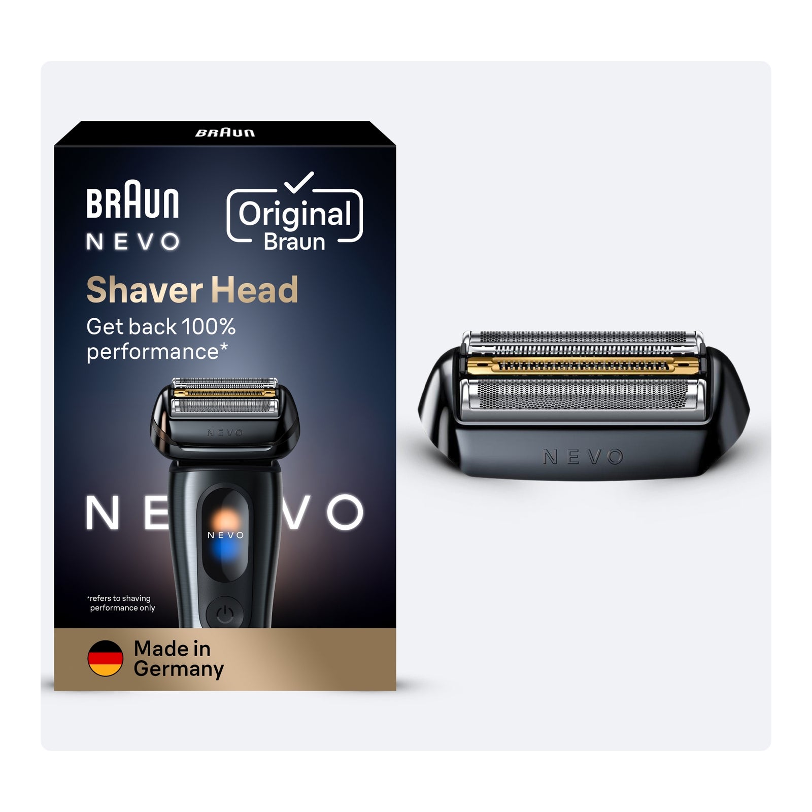 Braun NEVO Scherkopf Ersatzteil Graphit: retailer-supplied image