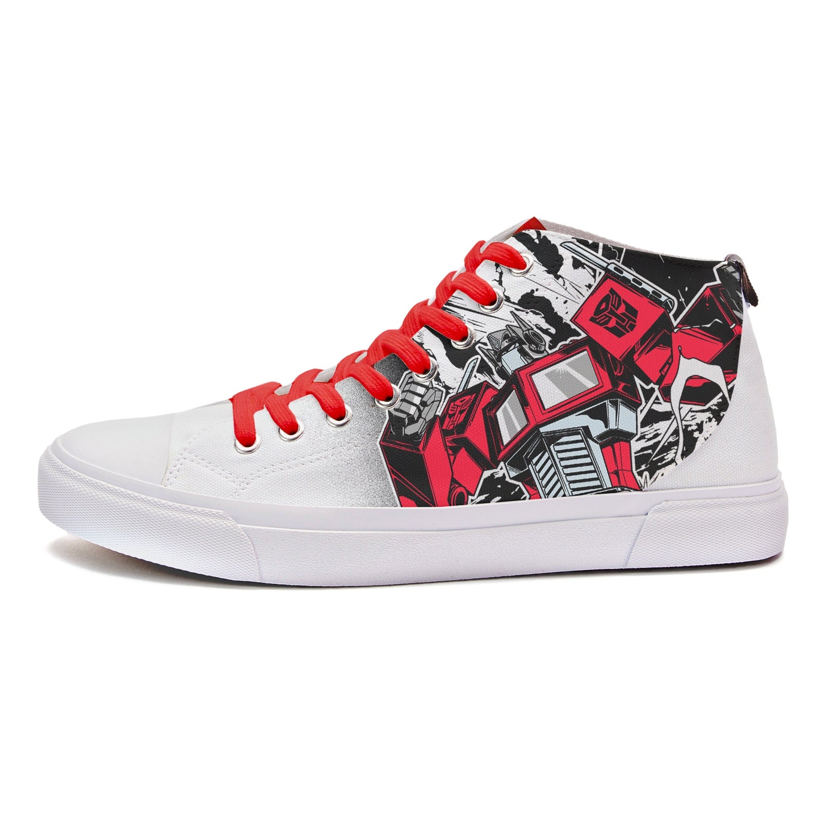 Akedo x Transformers Optimus Prime High Top - White - UK 11 / EU 45.5 / US Men's 11.5 / US Women's 13
