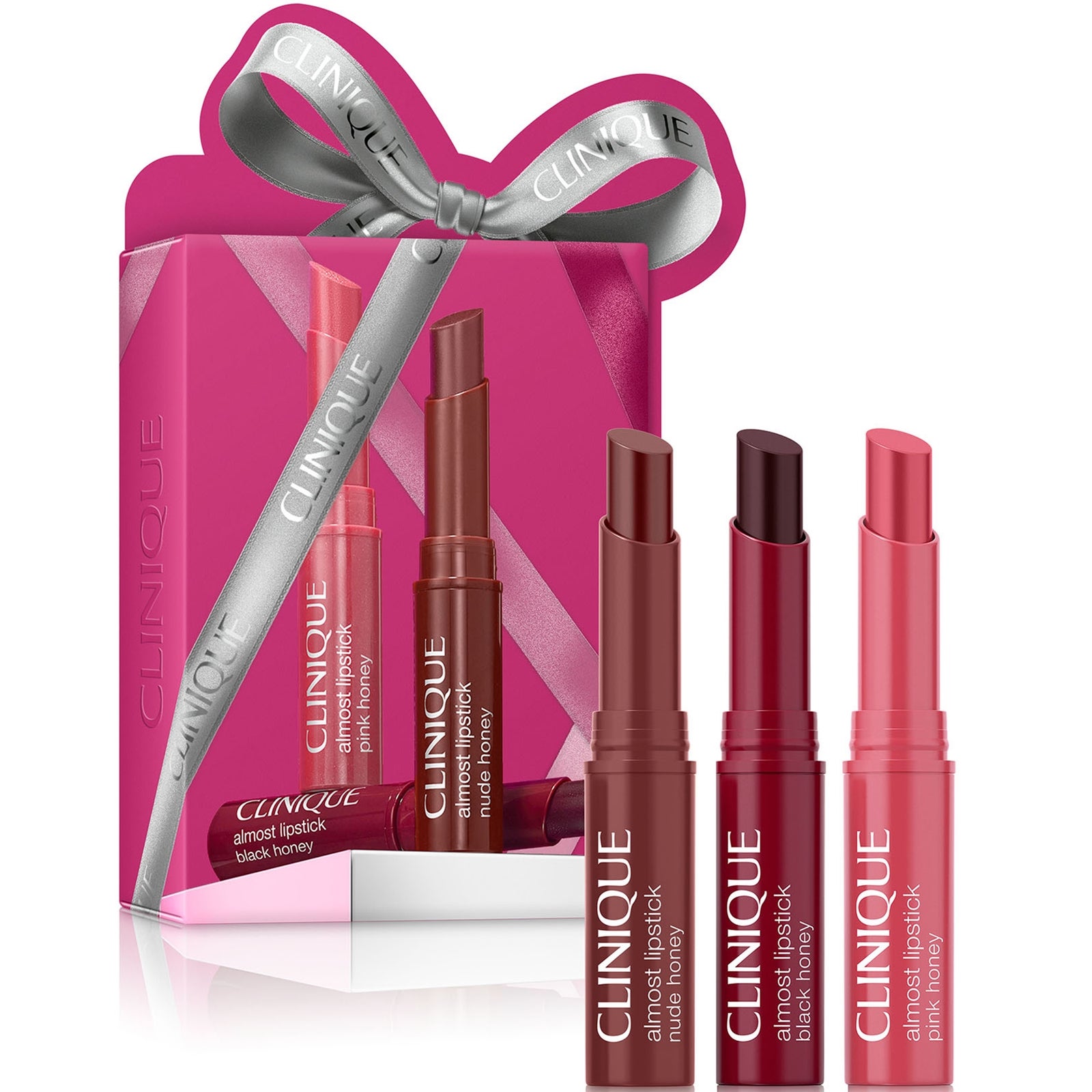 Clinique Almost Lipstick Honey Shades Makeup Gift Set