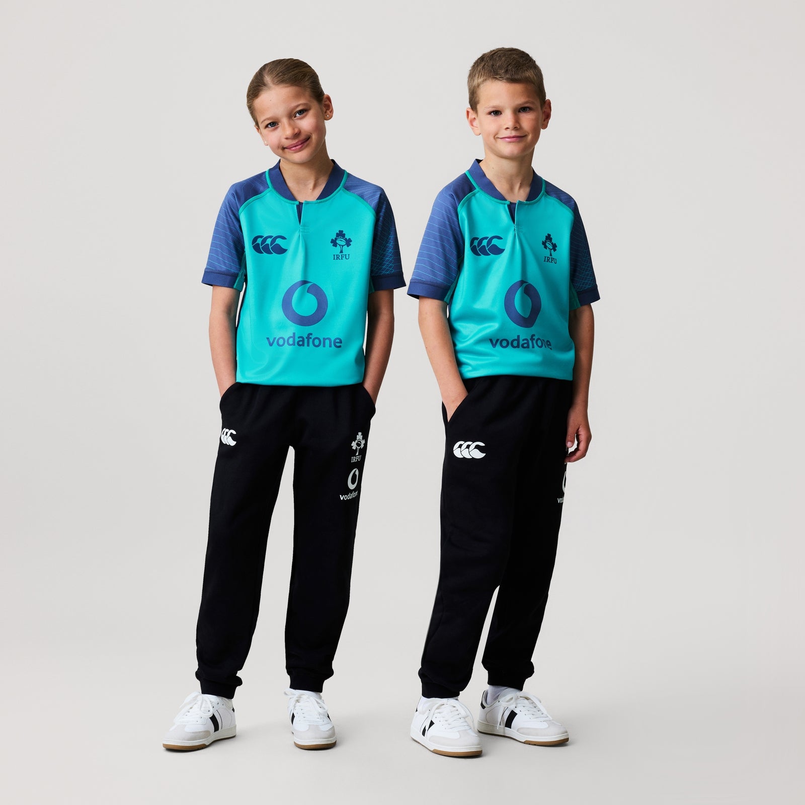 Canterbury Junior Unisex Ireland Training Pro Jersey Blue - 12