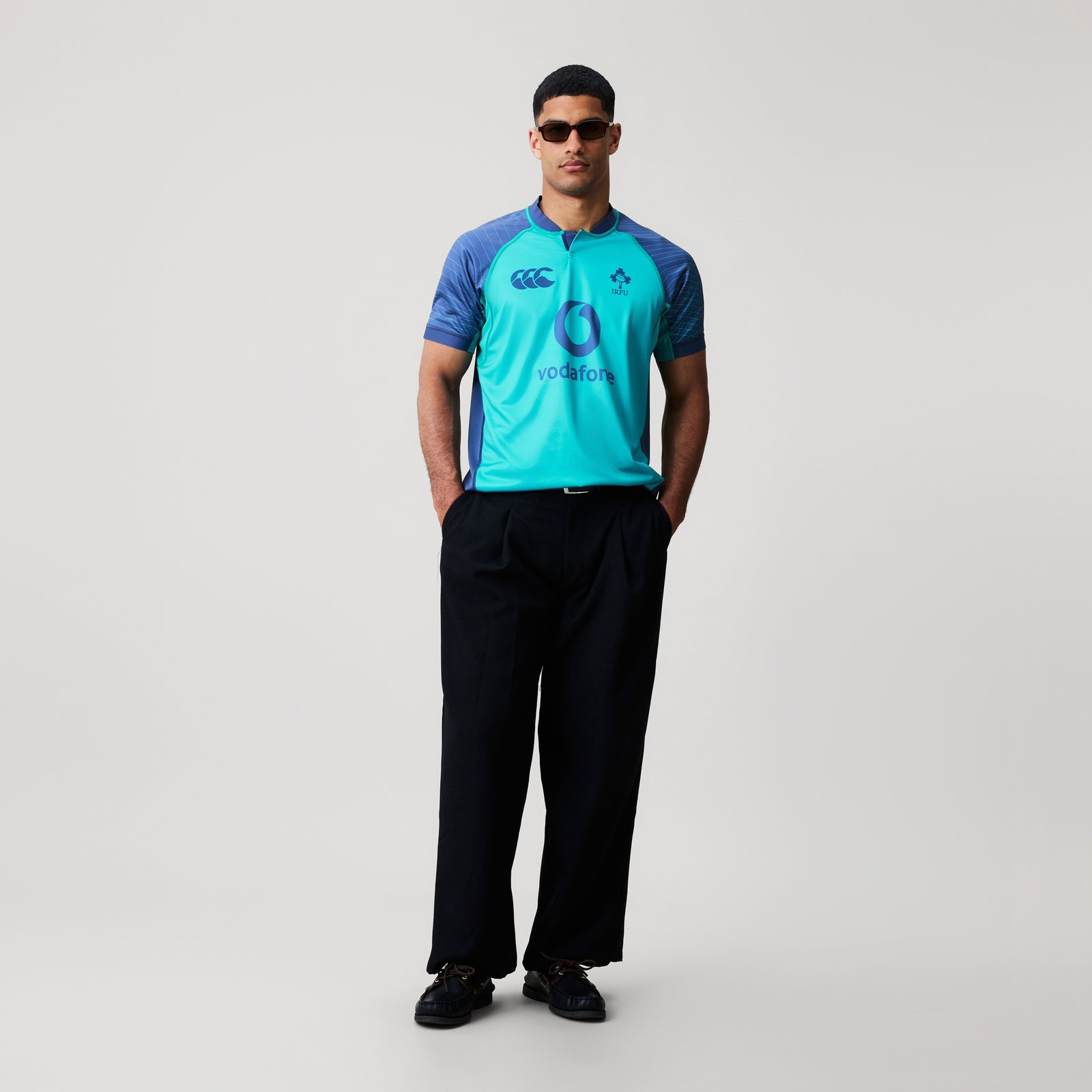 Canterbury Mens Ireland Training Pro Jersey Blue - 5XL