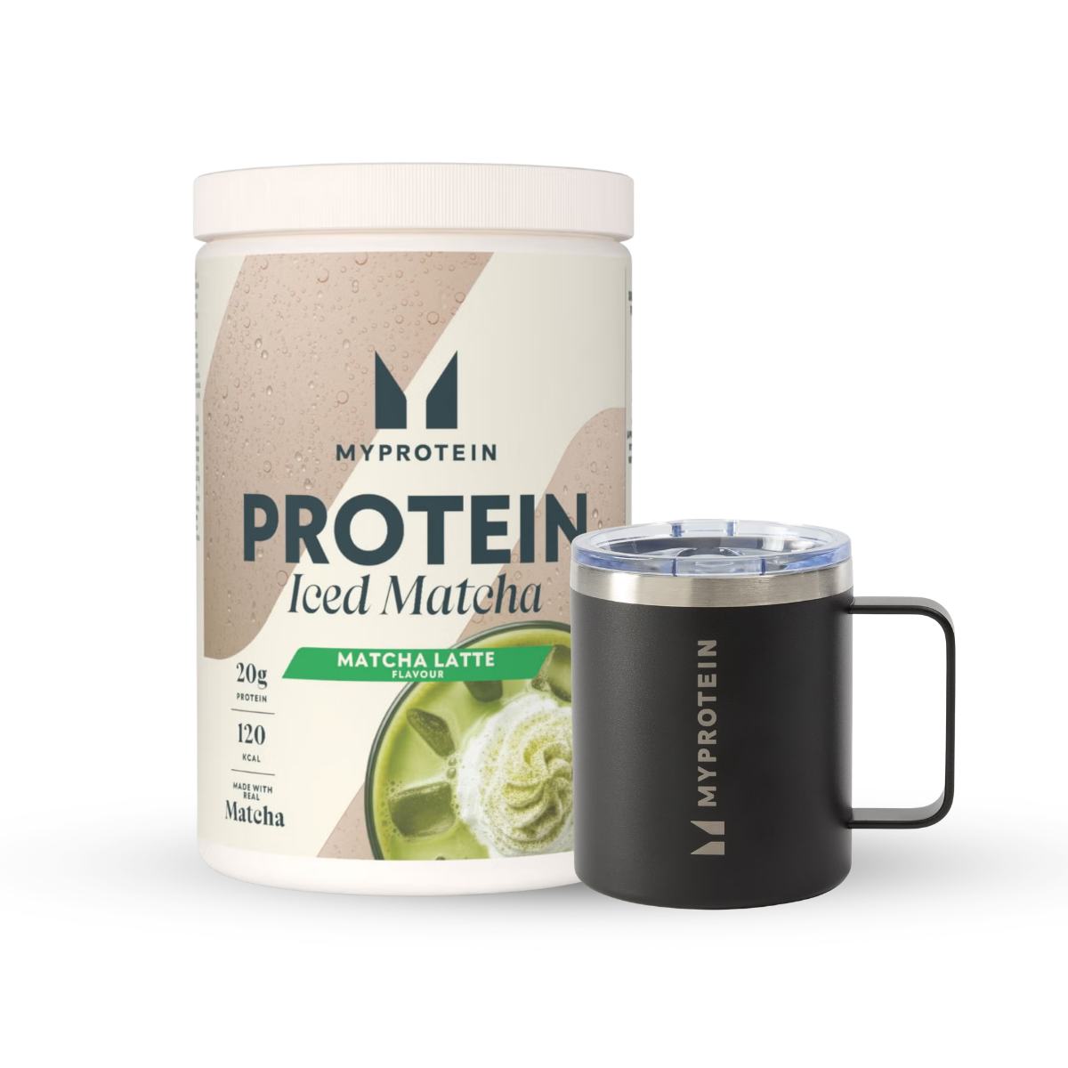 Pachet Cafea Rece cu Proteine - 20servings - Black Coffee Cup - Iced Matcha