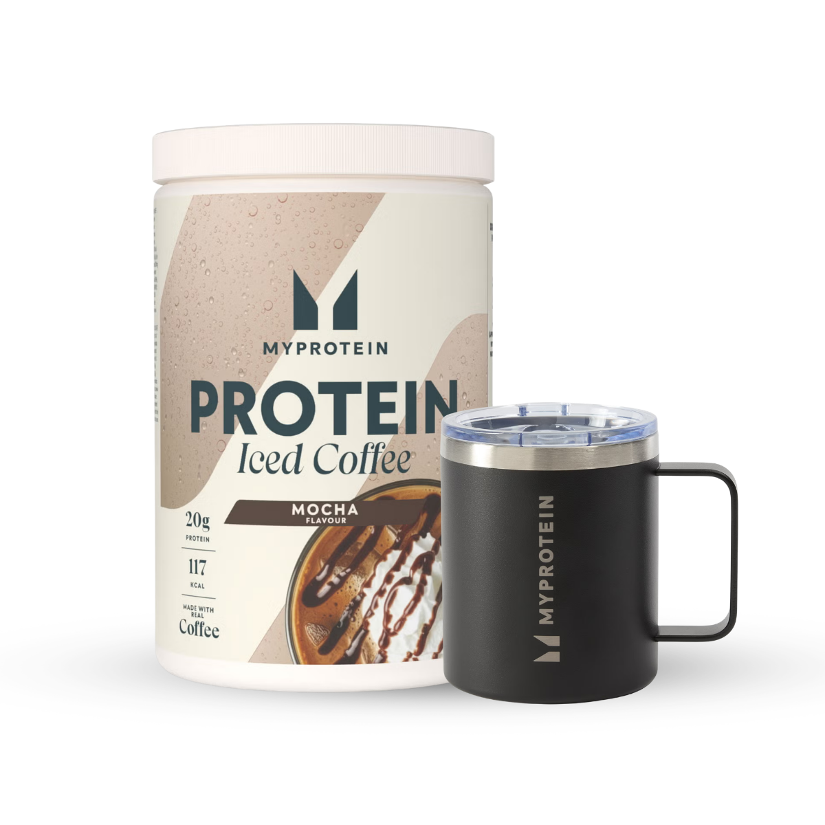 Pack Café Helado Proteico - 20raciones - Black Coffee Cup  - Iced Mocha de MyProtein | Natural Doctor