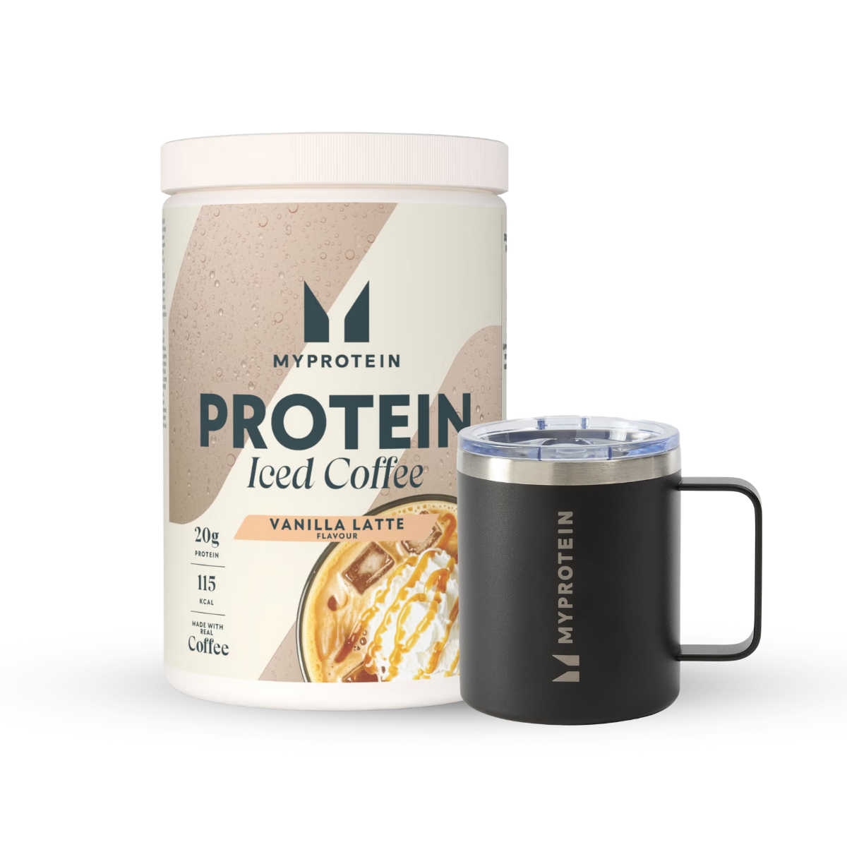 Myprotein UK MyProtein Protein Iced Coffee Bundle - 20servings - Black Coffee Cup  - Iced Vanilla Latte