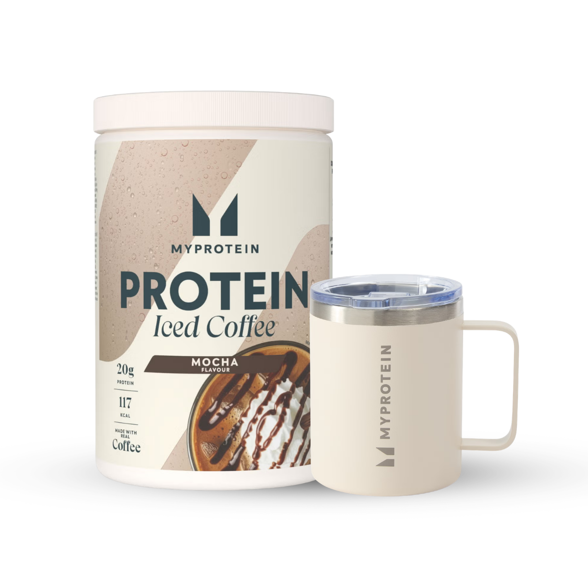 Pack Café Helado Proteico - 20raciones - Natural Cream Coffee Cup - Iced Mocha de MyProtein | Natural Doctor