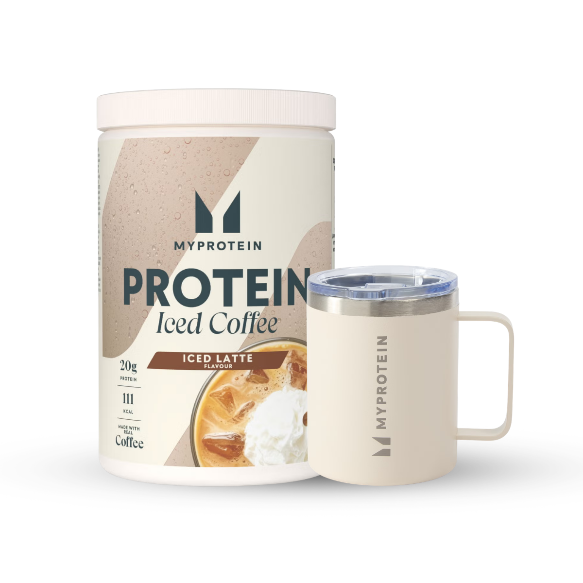 Myprotein UK MyProtein Protein Iced Coffee Bundle - 20servings - Natural Cream Coffee Cup  - Iced Latte