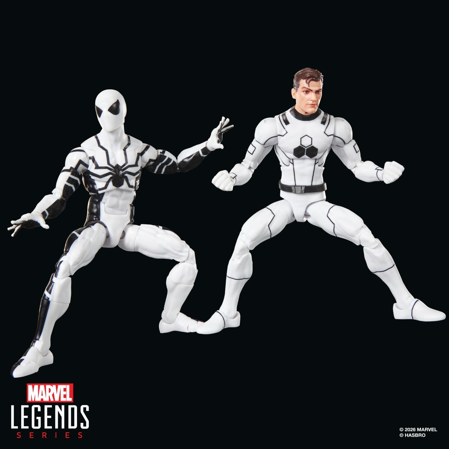 Marvel Legends Series Future Foundation Mister Fantastic & Spider-Man, Fantastic Four Comics Action Figure Two-Pack