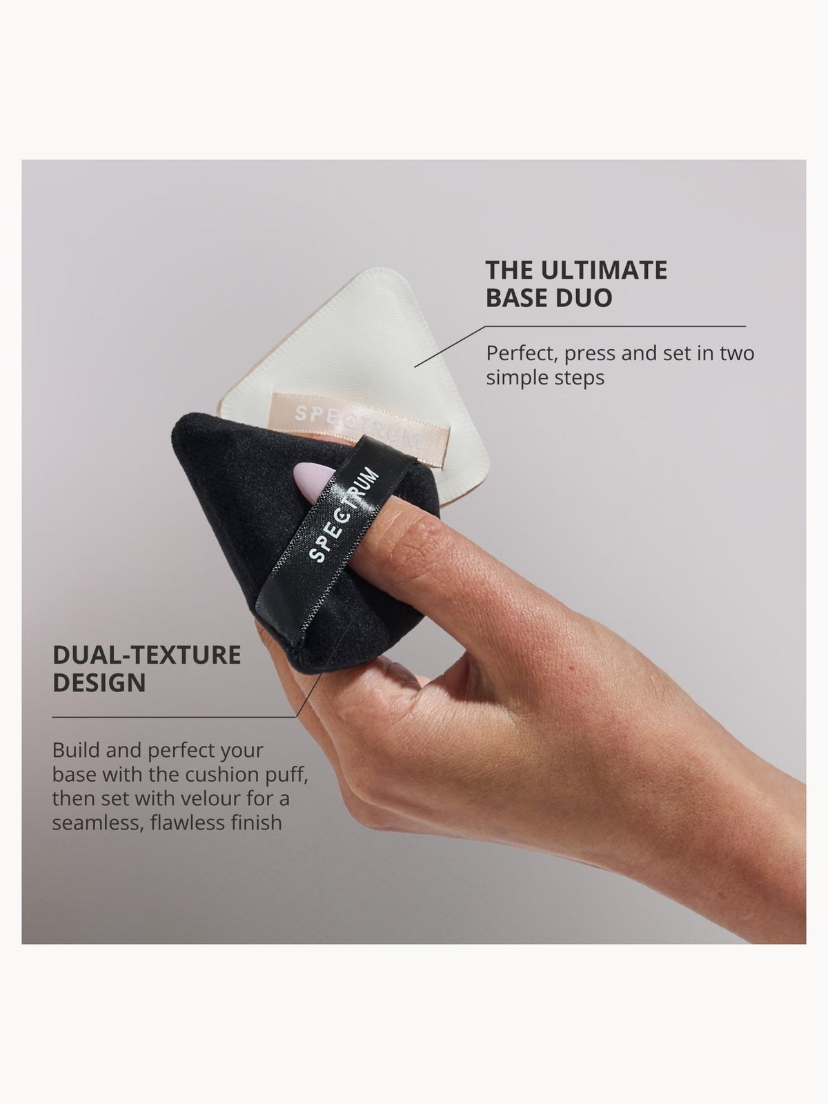 Spectrum Collections Smooth & Set Dual-Texture Puff Duo 3