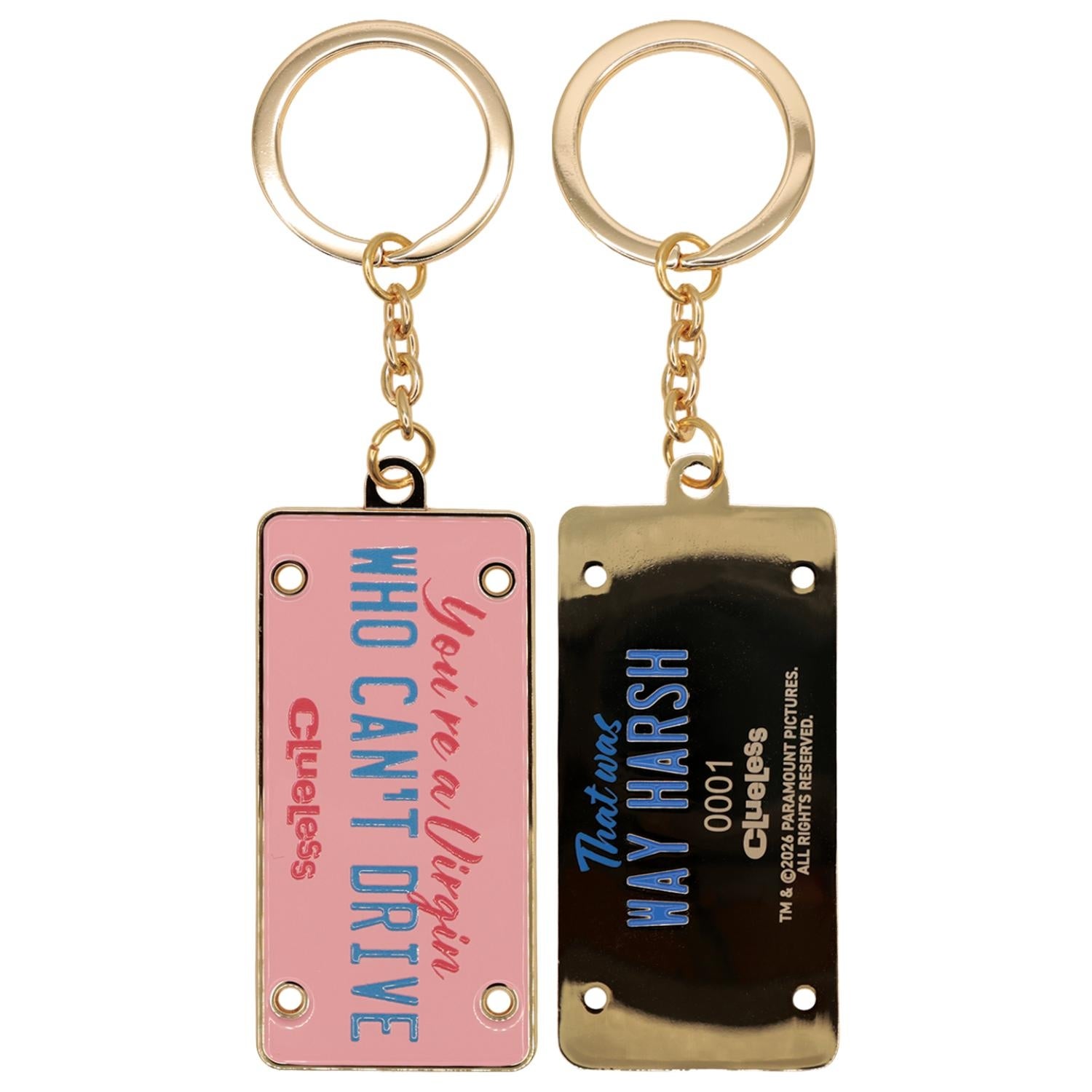 Clueless – Limited Edition License Plate Keyring