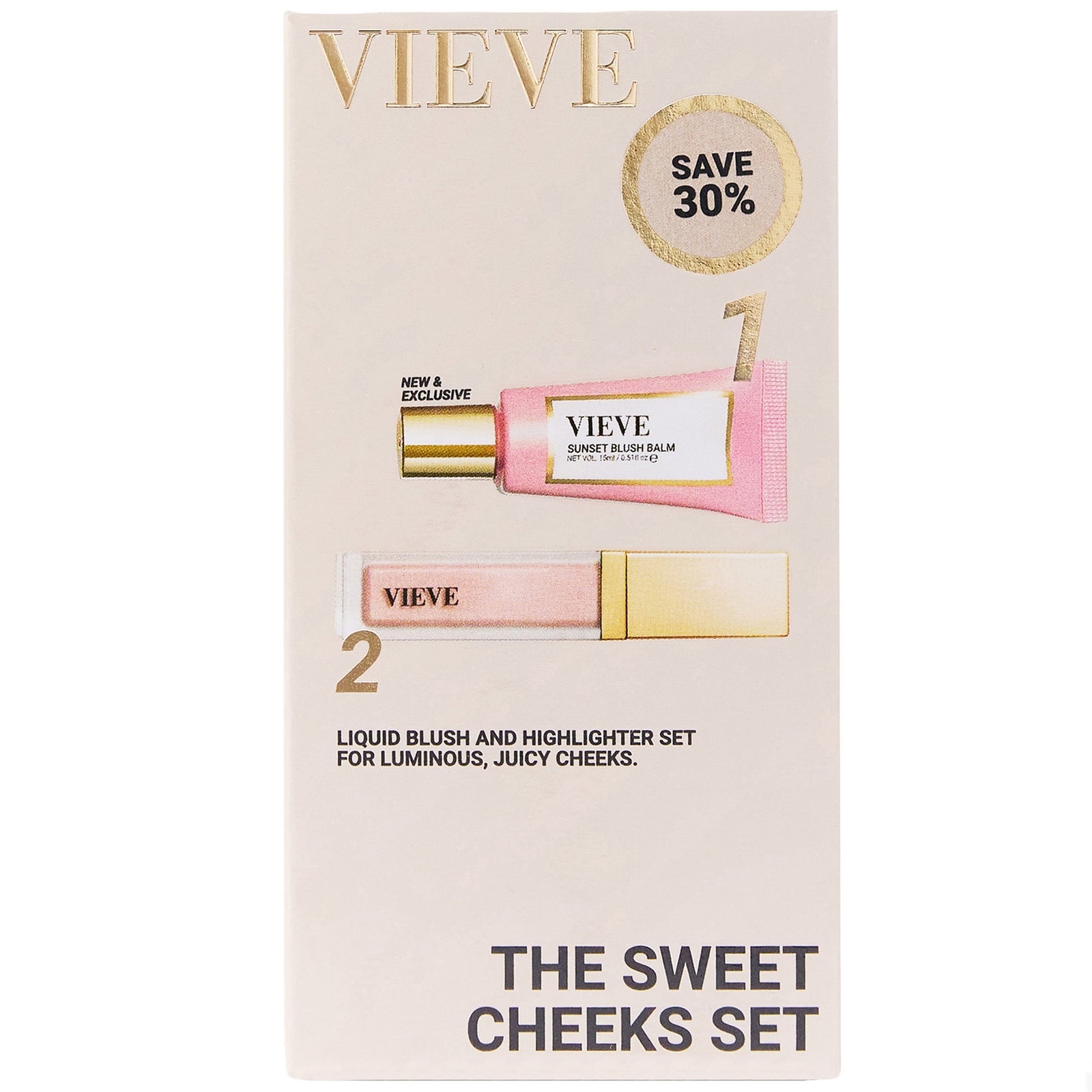 Vieve The Sweet Cheeks Set (Worth £52)