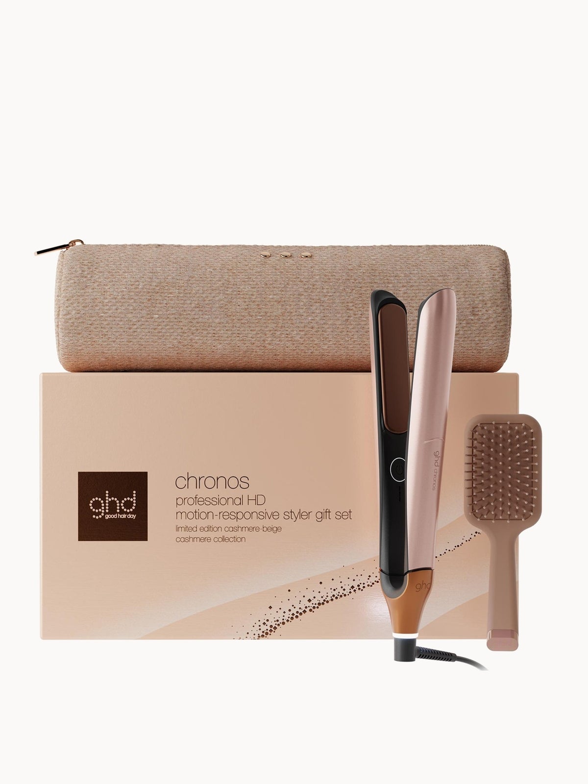 GHD ghd Chronos Hair Straightener Festive Gift Set in Cashmere Beige - None - Image 5