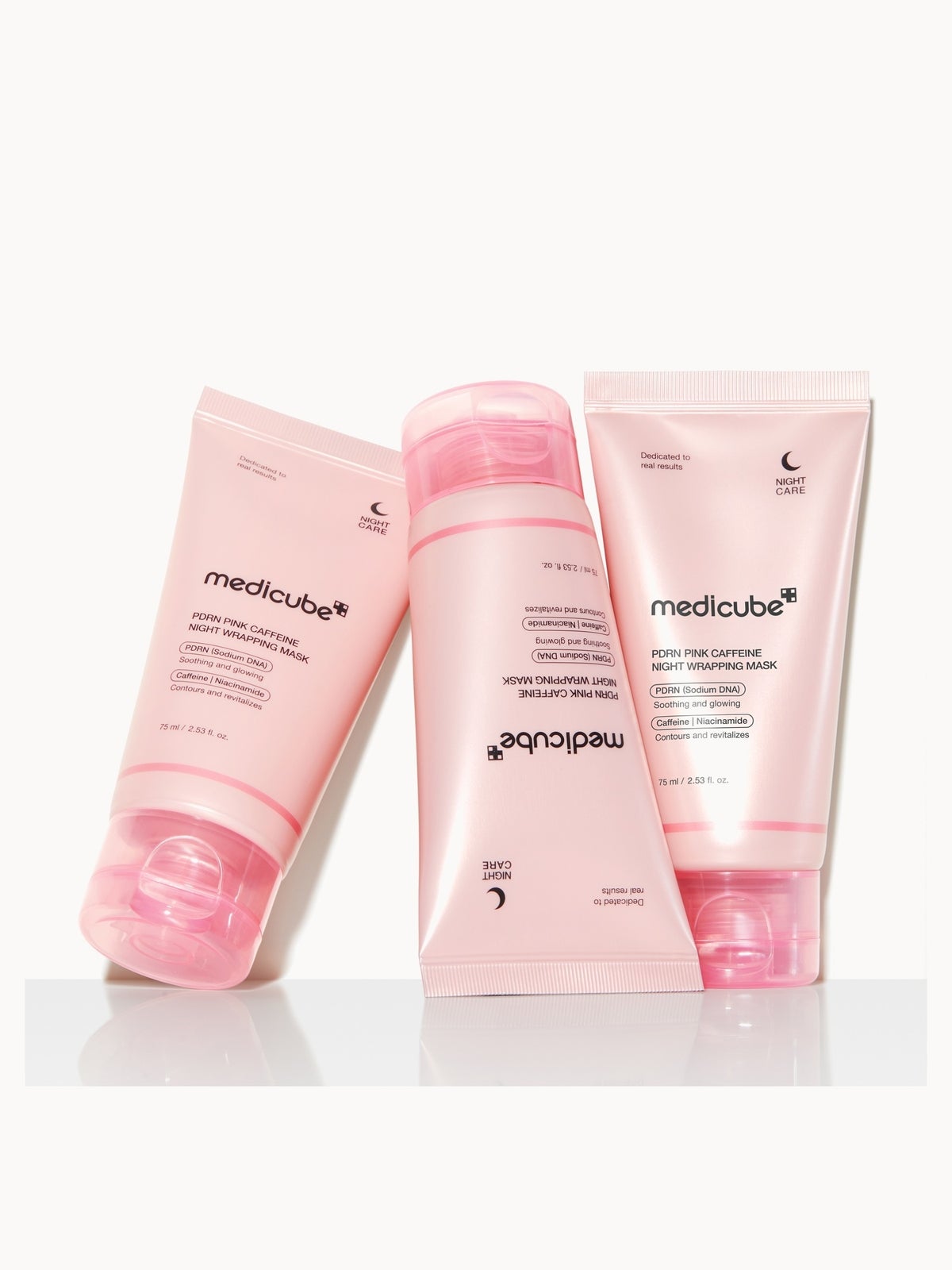 Medicube PDRN Pink Caffeine Night Wrapping Mask 75ml 4