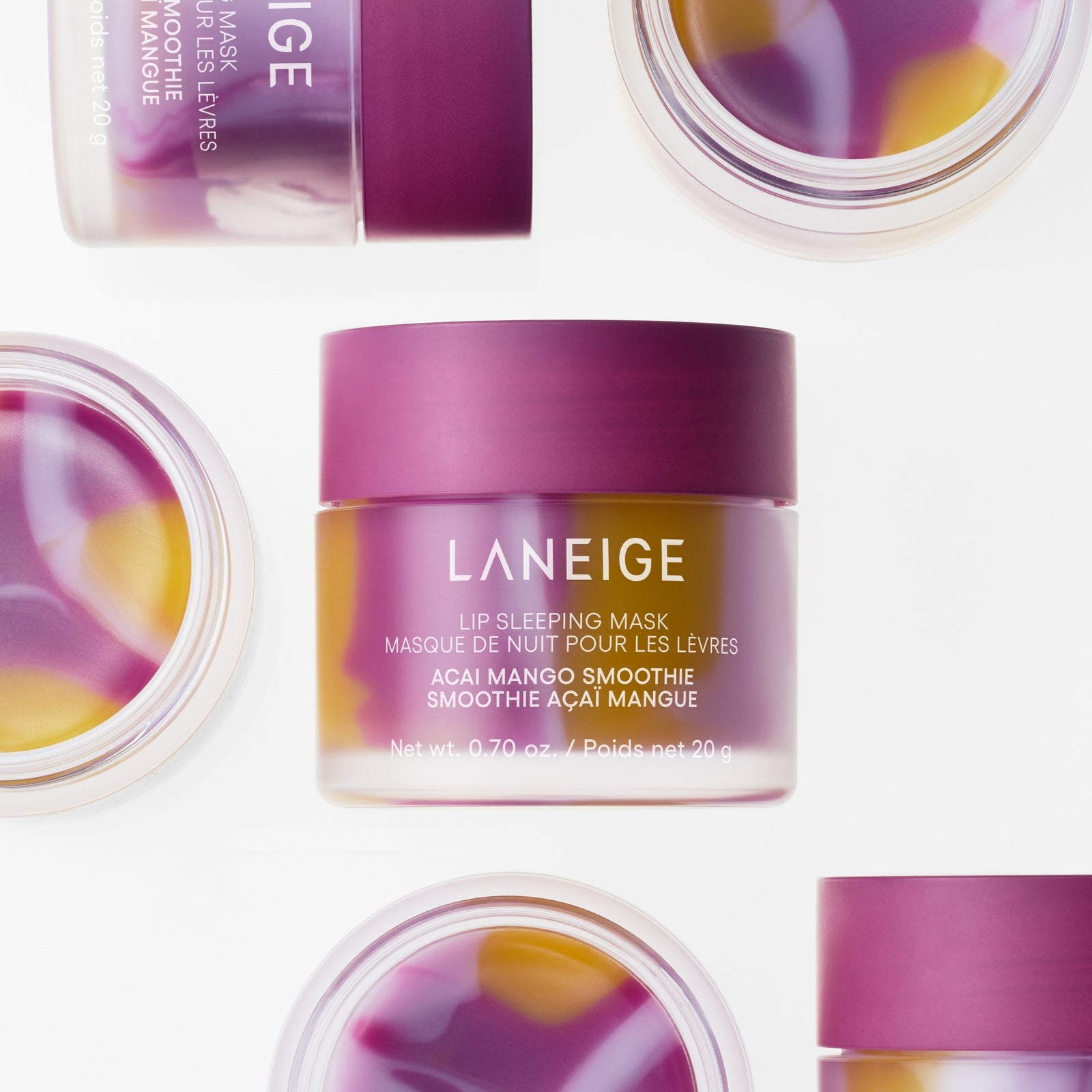 LANEIGE Lip Sleeping Mask Acai Mango Smoothie 20g 4