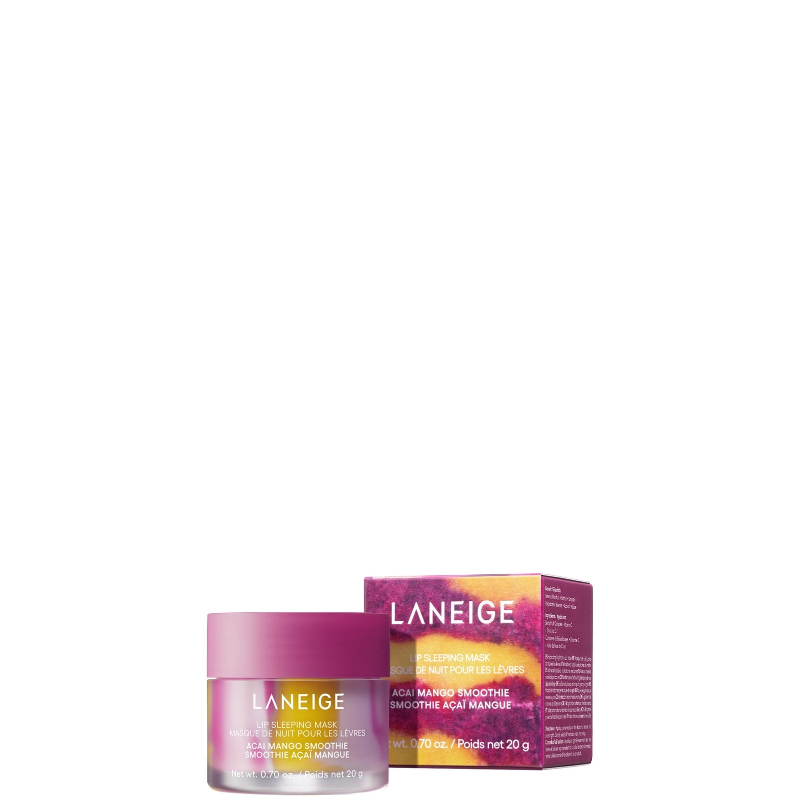 LANEIGE Lip Sleeping Mask Acai Mango Smoothie 20g 2