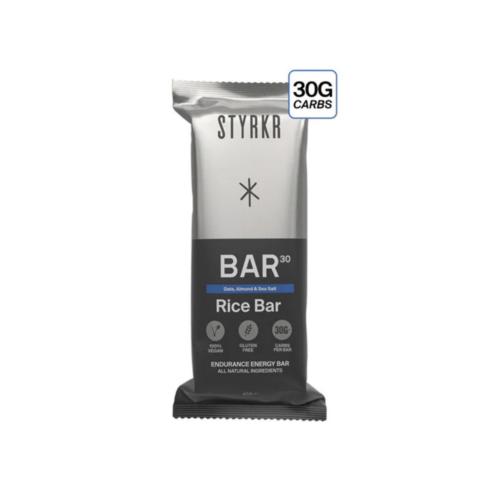 Myprotein UK STYRKR Bar30 Vegan Energy Bar - 12Bars - Date, Almond & Sea Salt