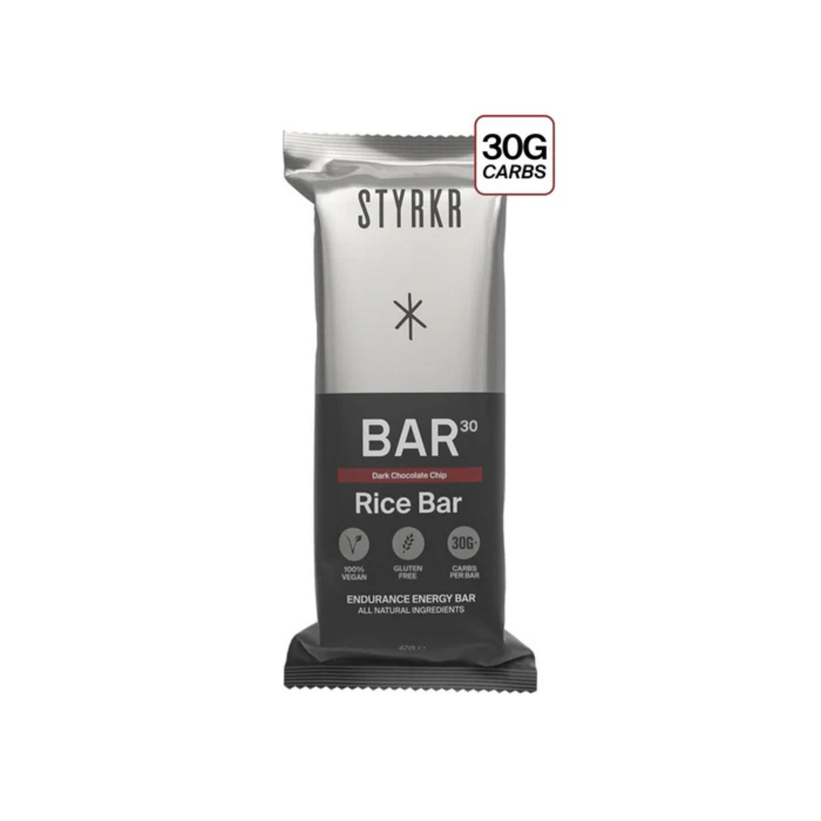 Myprotein UK STYRKR Bar30 Vegan Energy Bar - 12Bars - Dark Chocolate Chip
