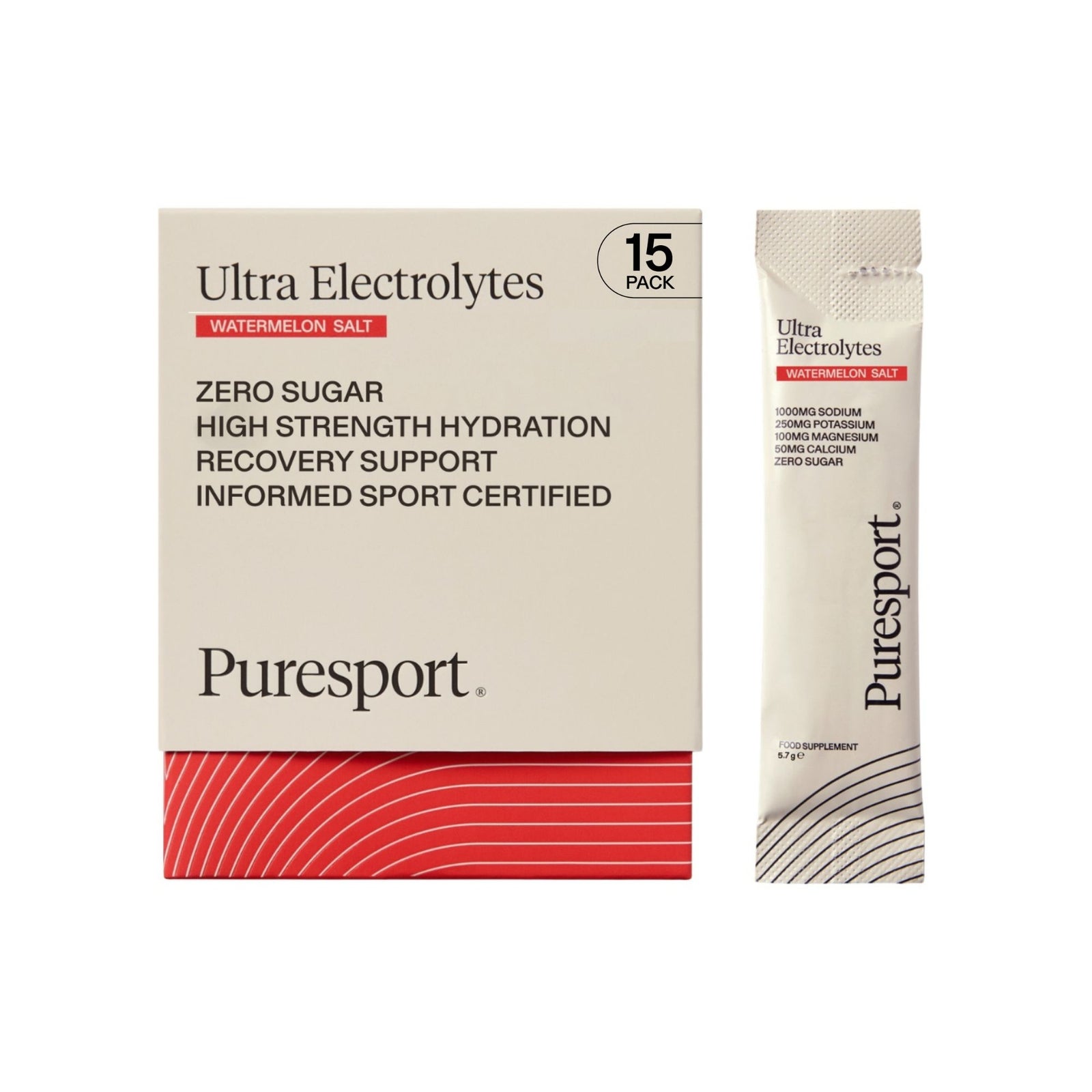 Puresport - Ultra Electrolytes - Hydration Supplement - 15 Pack - Watermelon