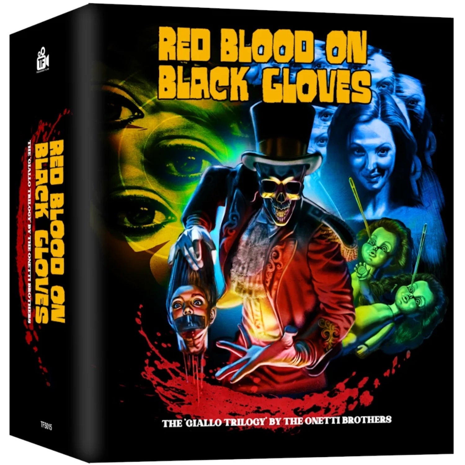 RED BLOOD ON BLACK GLOVES: THE GIALLO TRILOGY BY THE ONETTI BROTHERS BLU-RAY