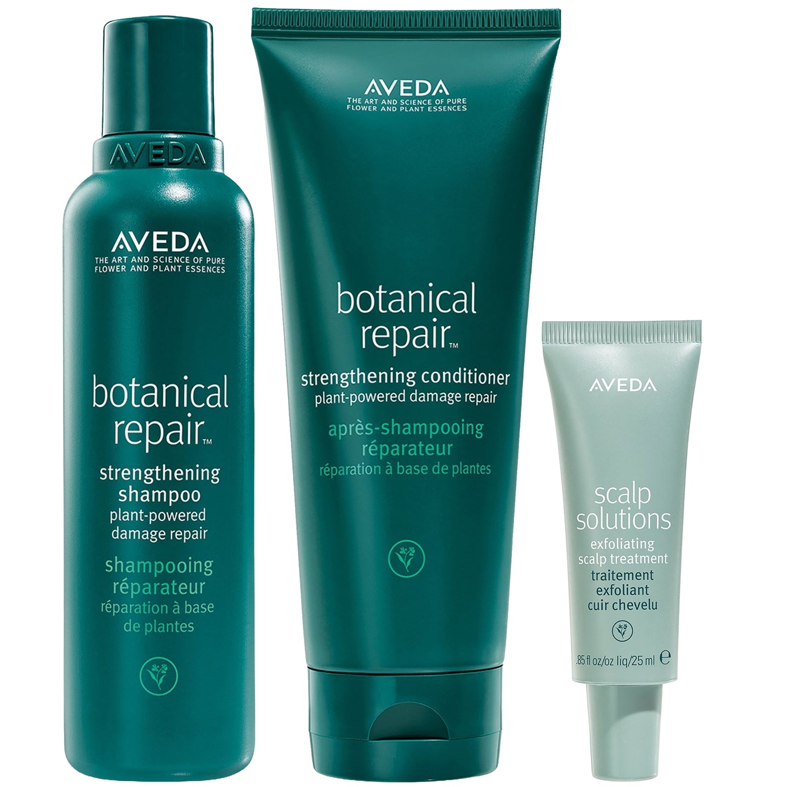 Exclusive Aveda Botanical Repair Strengthening Shampoo, Conditioner & Treatment Bundle