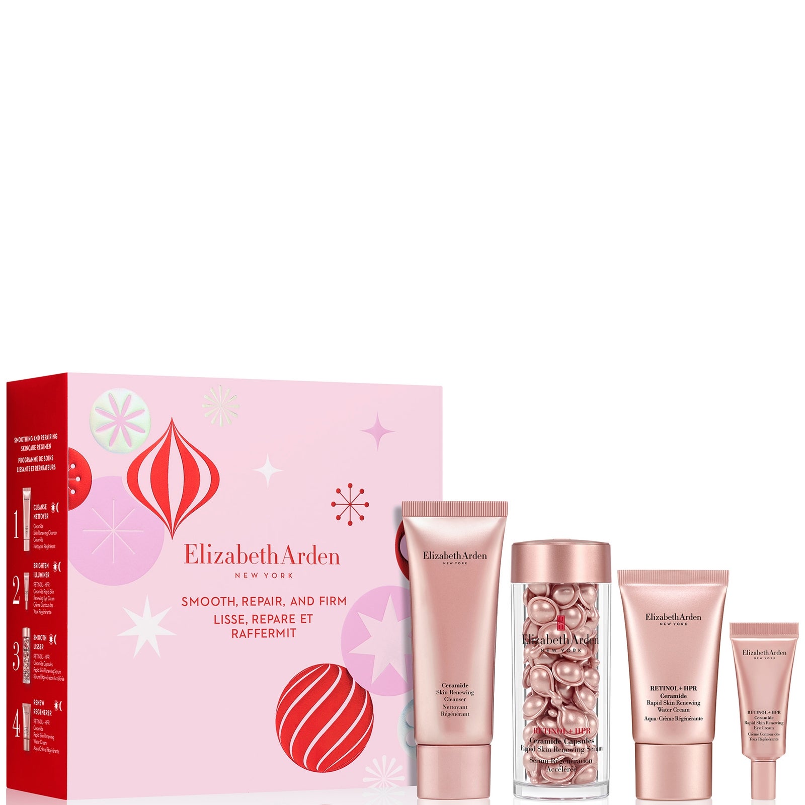 Elizabeth Arden Ceramide Retinol + HPR, Smooth, Repair & Firm 4 Piece Set