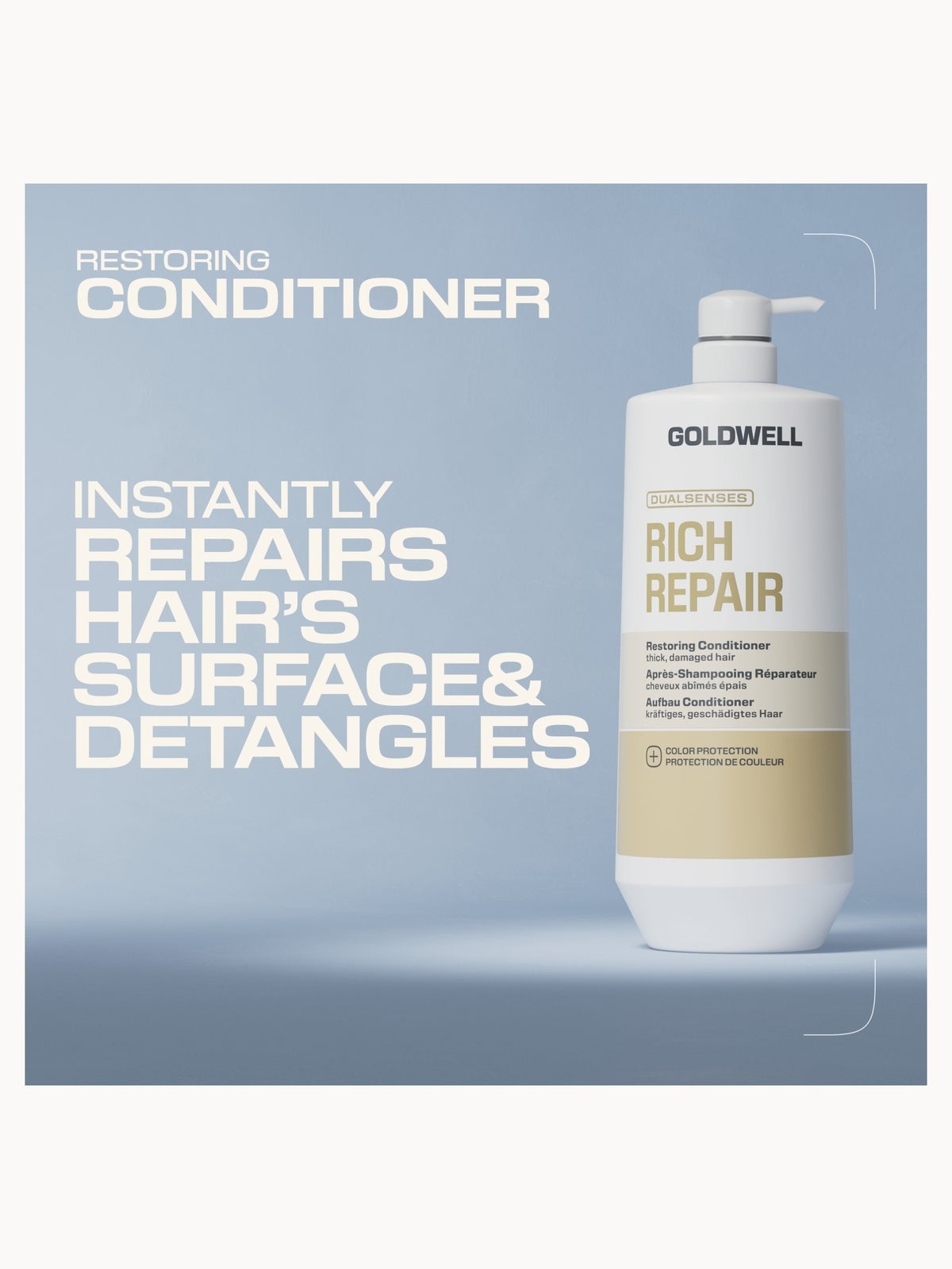 Goldwell Dualsenses Rich Repair Restoring Conditioner 1000ml, photo 4