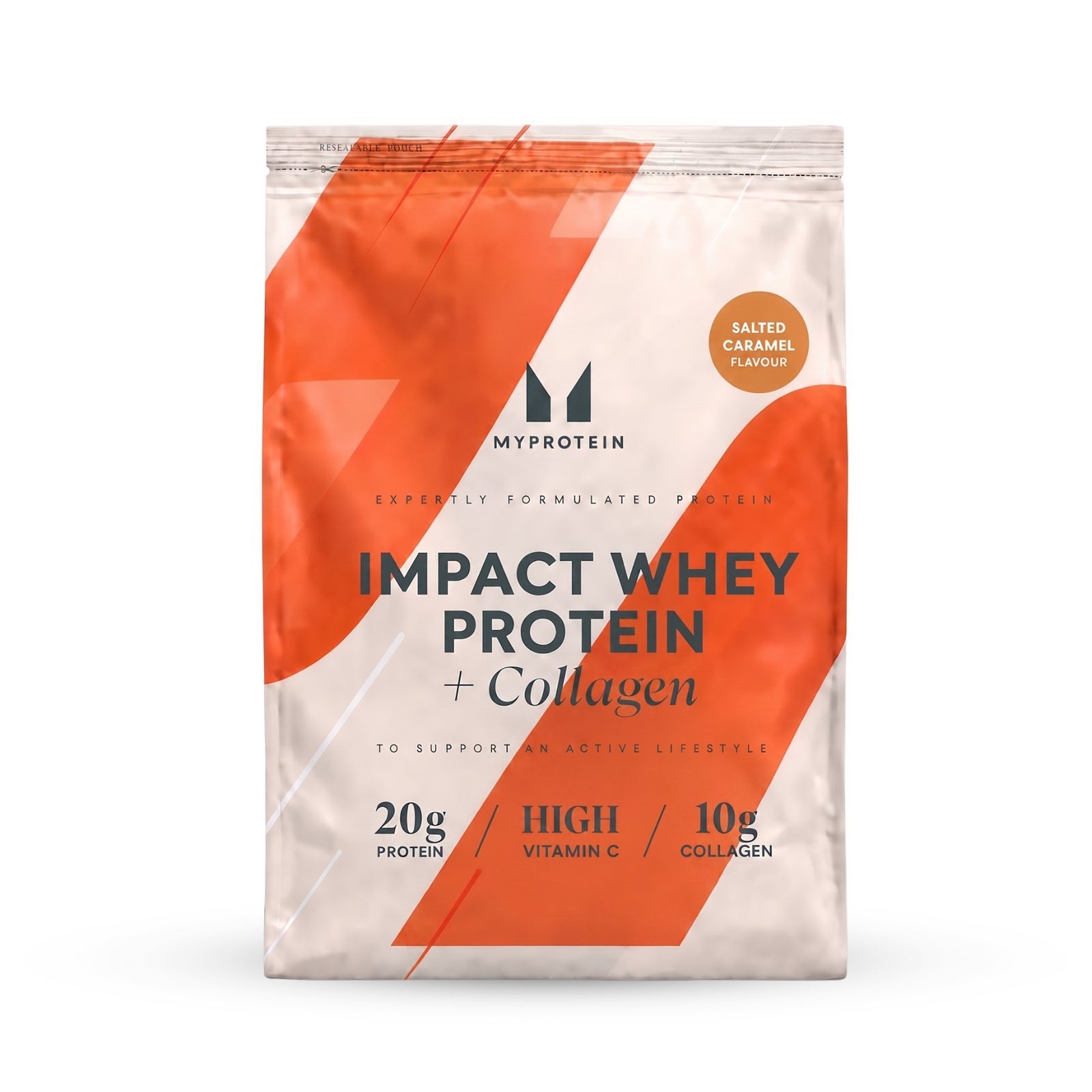 Impact Whey Protein - 375G - 15servings - Salted Caramel (+Collagen)