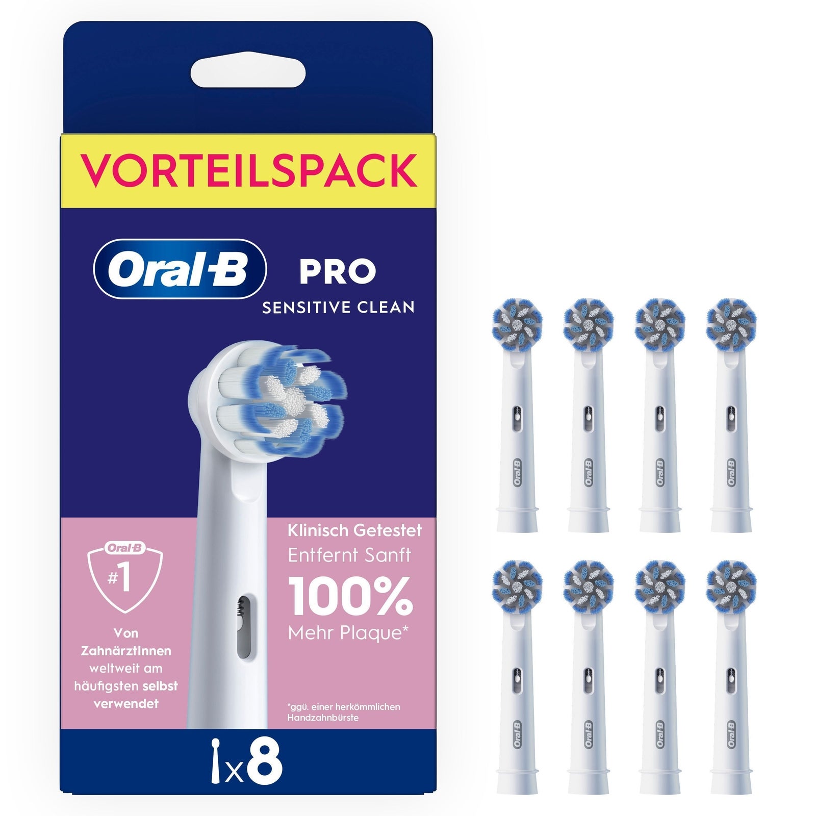 Oral-B Pro Senstitve Clean Aufsteckbürsten 8 Stück - Bild 3