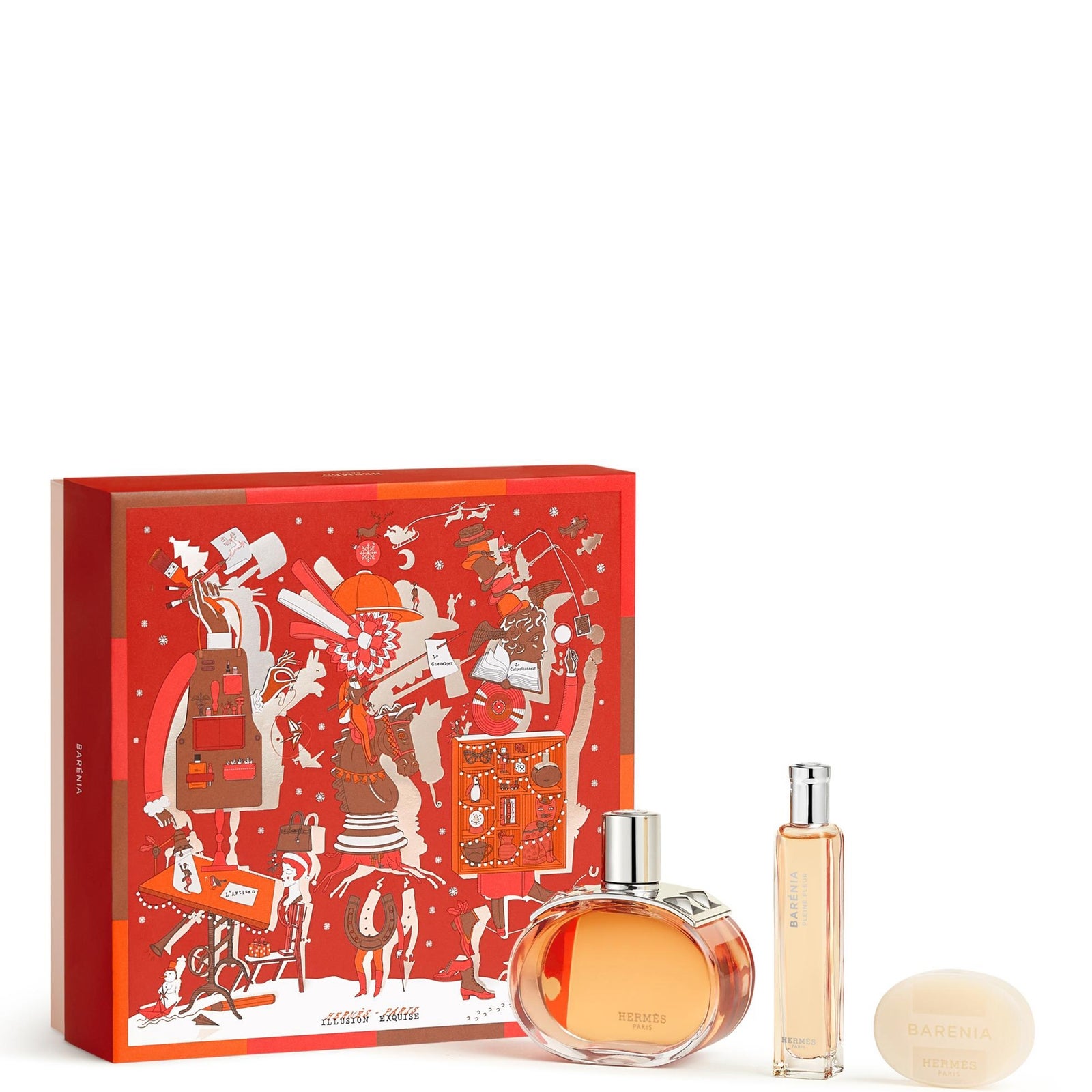 Hermès - Barénia - Coffret - Eau De Parfum + Format Voyage + Savon Parfumé