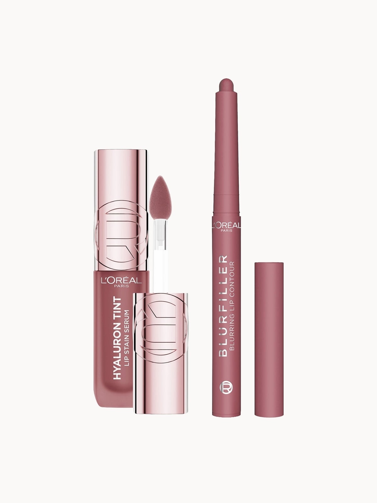 L'oréal Paris Blurfiller & Hyaluron Tint Lip Kit (various Shades) - 635 Worth It Medium