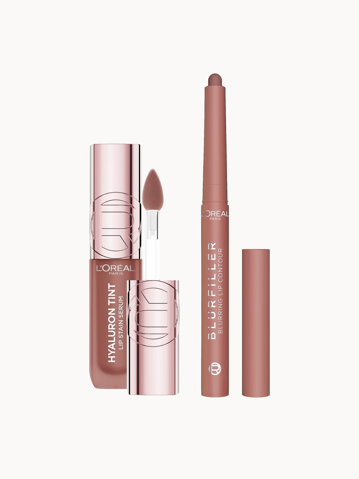 L'oréal Paris Blurfiller & Hyaluron Tint Lip Kit (various Shades) - 485 Nude Espresso