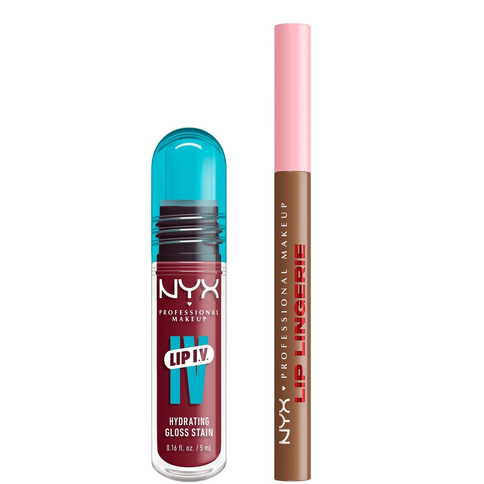 NYX Professional Makeup Lip Lingerie & Lip IV Lip Kit (Various Shades) - Steamy Spice