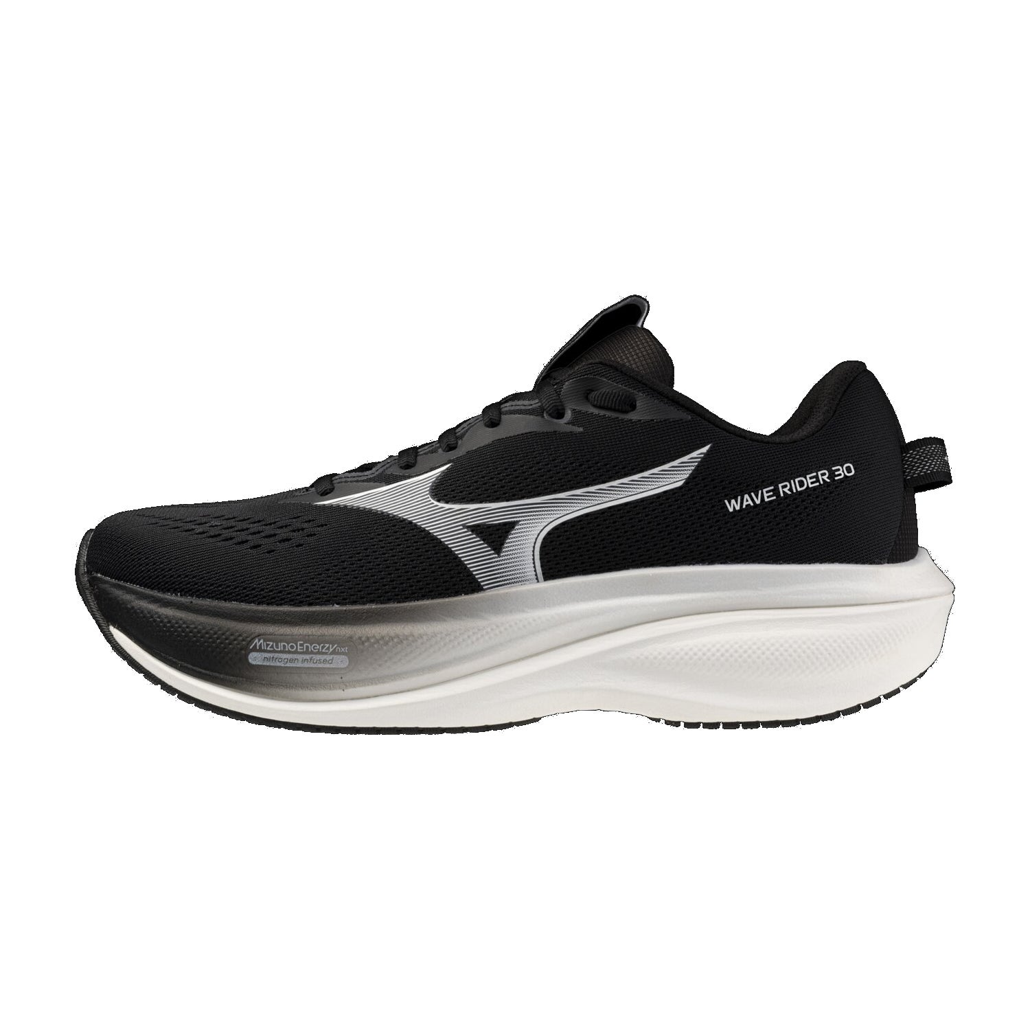 Mizuno Homme Wave Rider 30 - Noir/Blanc